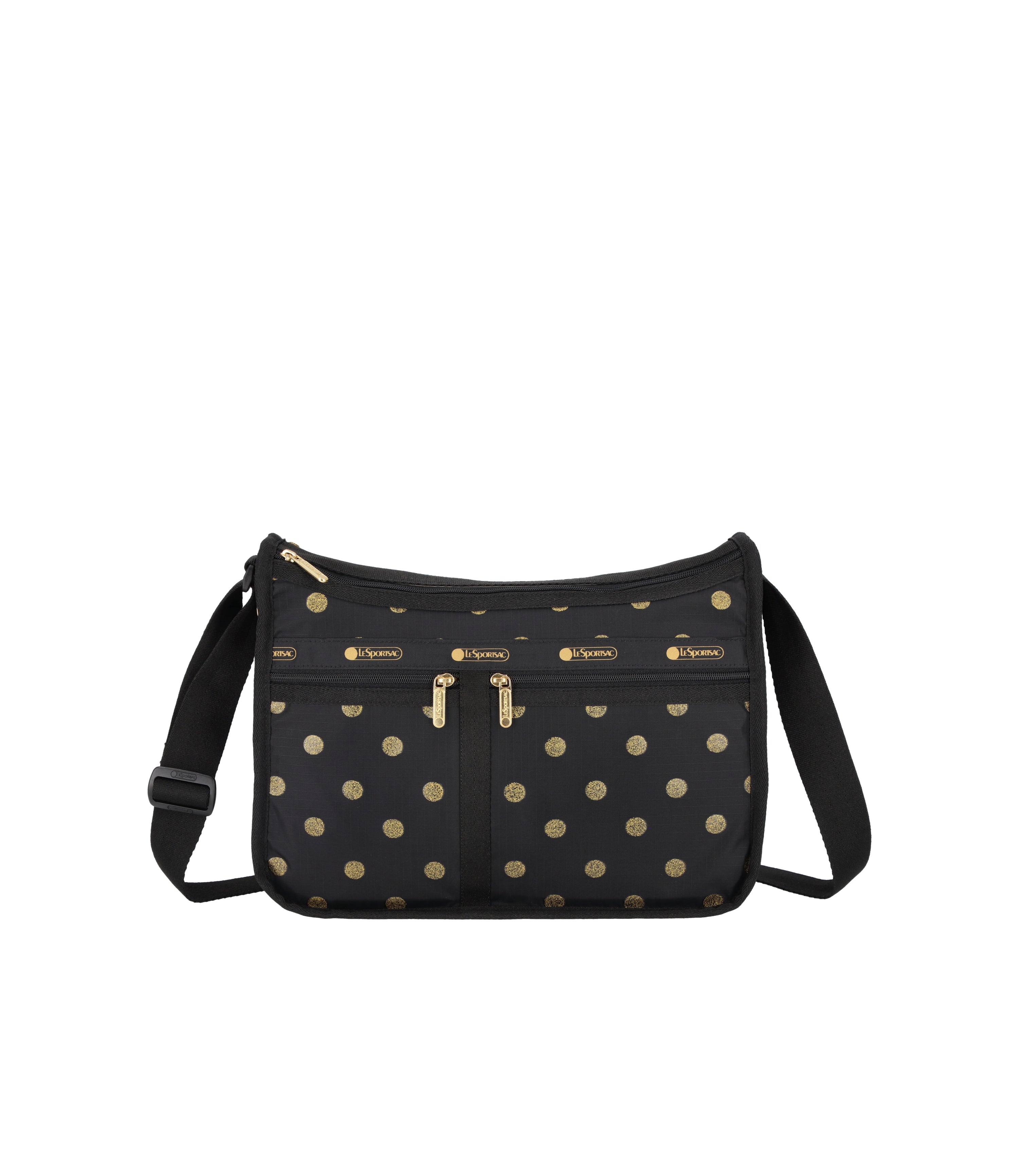 Deluxe Everyday Bag - Gold Glitter Dots print – LeSportsac