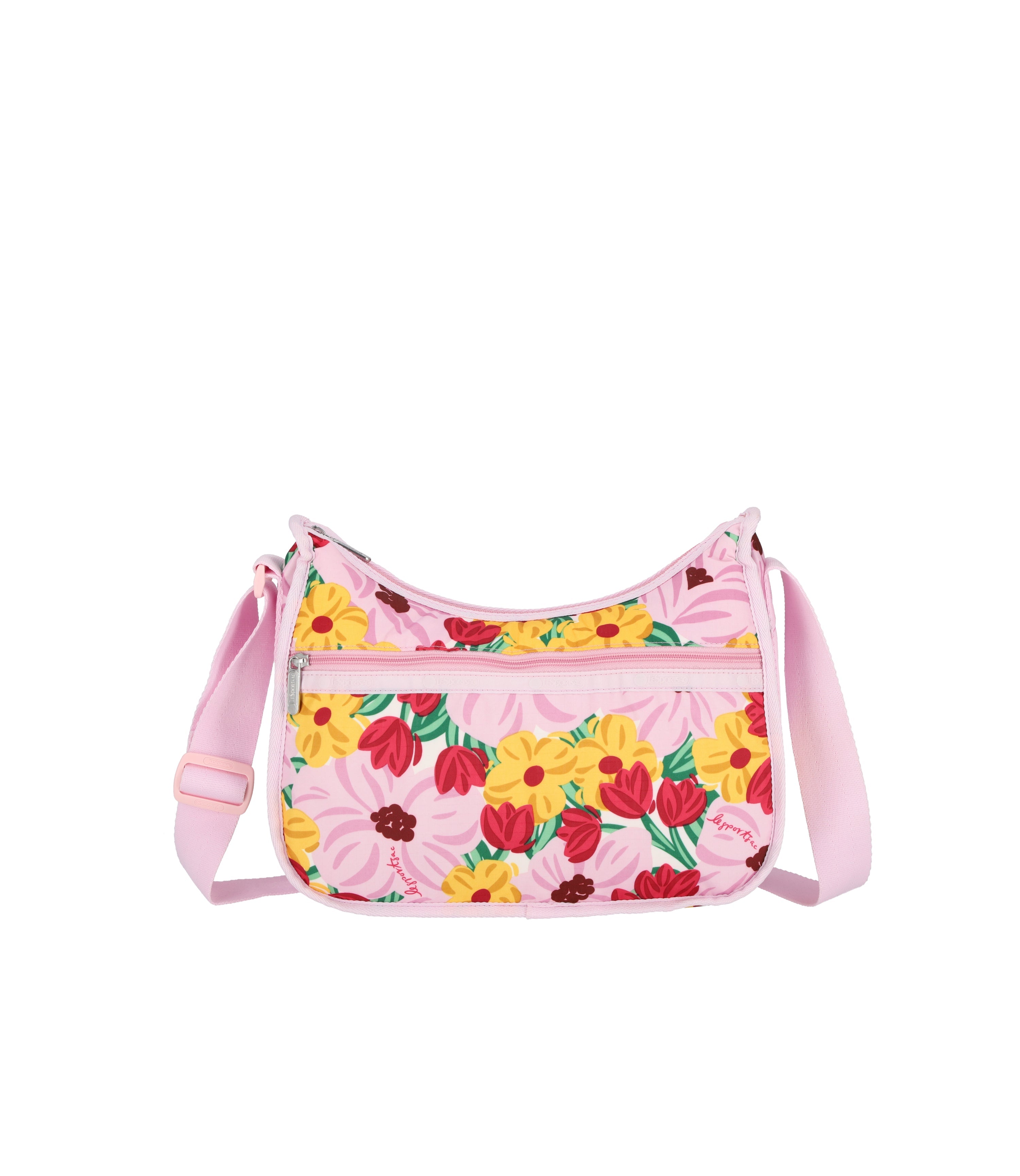 ★LeSportsac★ Pink Plaid Classic Hobo Bag 7520HA03 NWT LeSportsac 7520 Classic Hobo Bag * Sweet Talk Pink