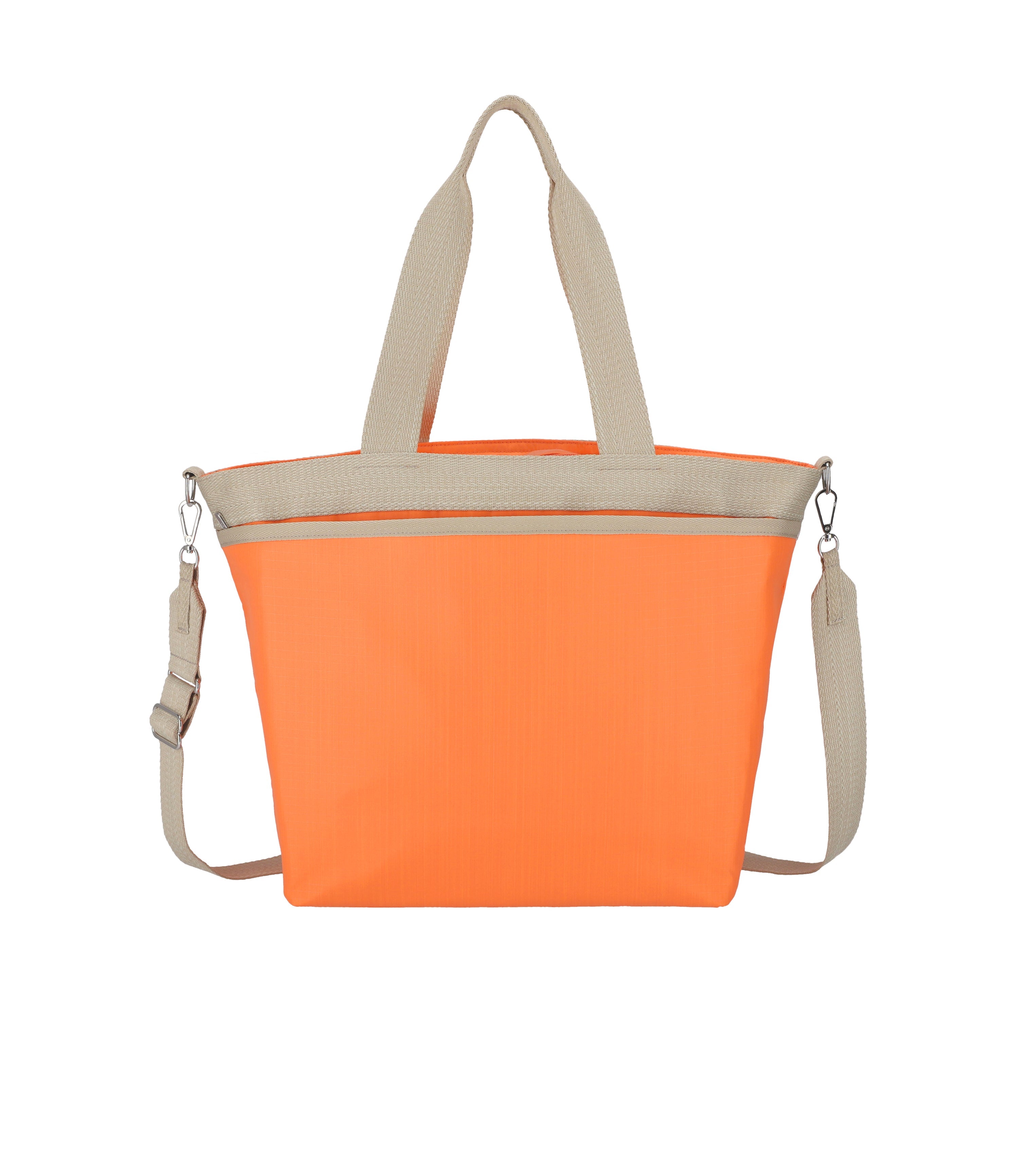 Lesportsac Large Bucket Tote - Tangerine/Latte