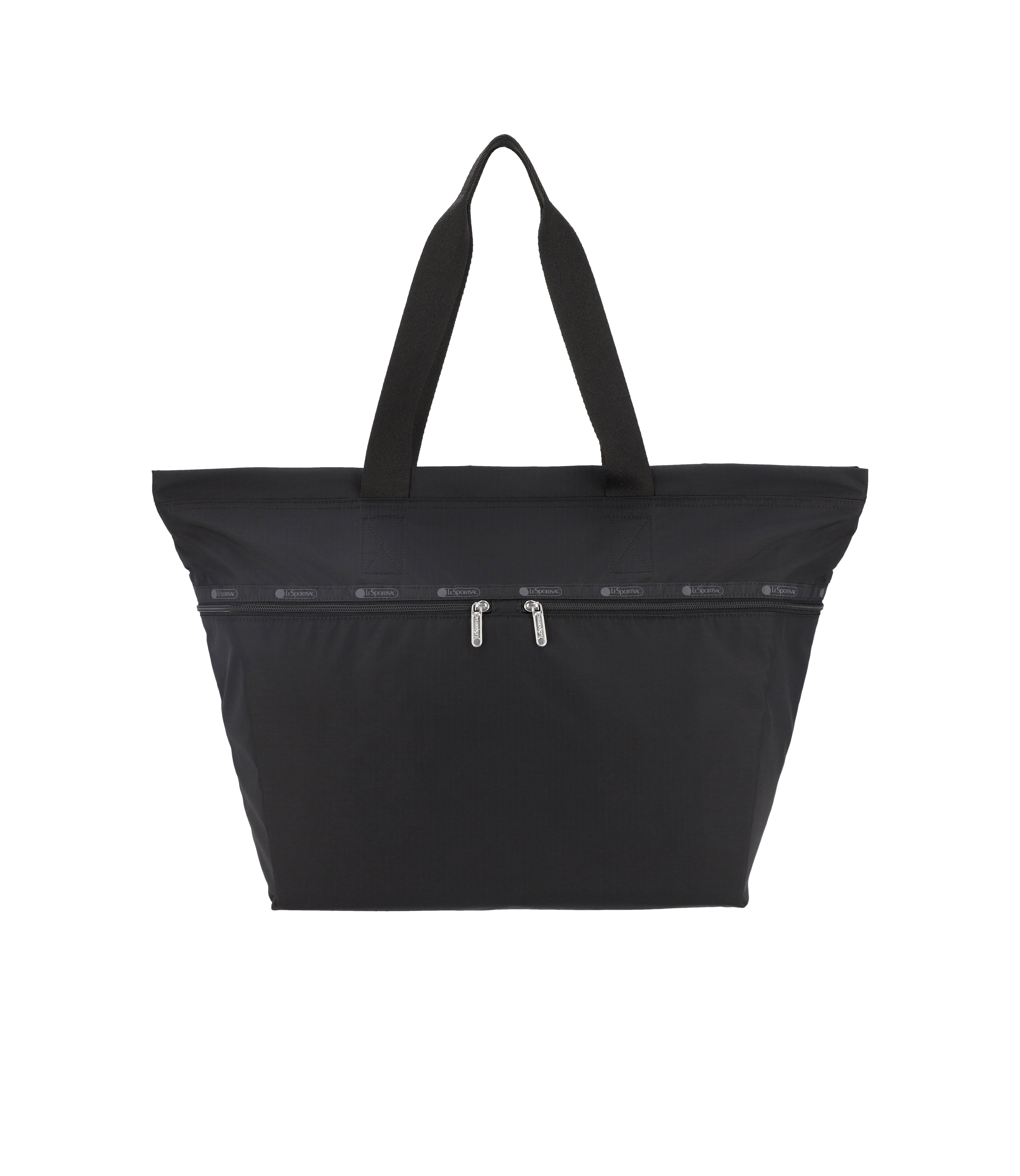 black tote bag travel LeSportsac Carlin Zip Top Tote Bag, Black