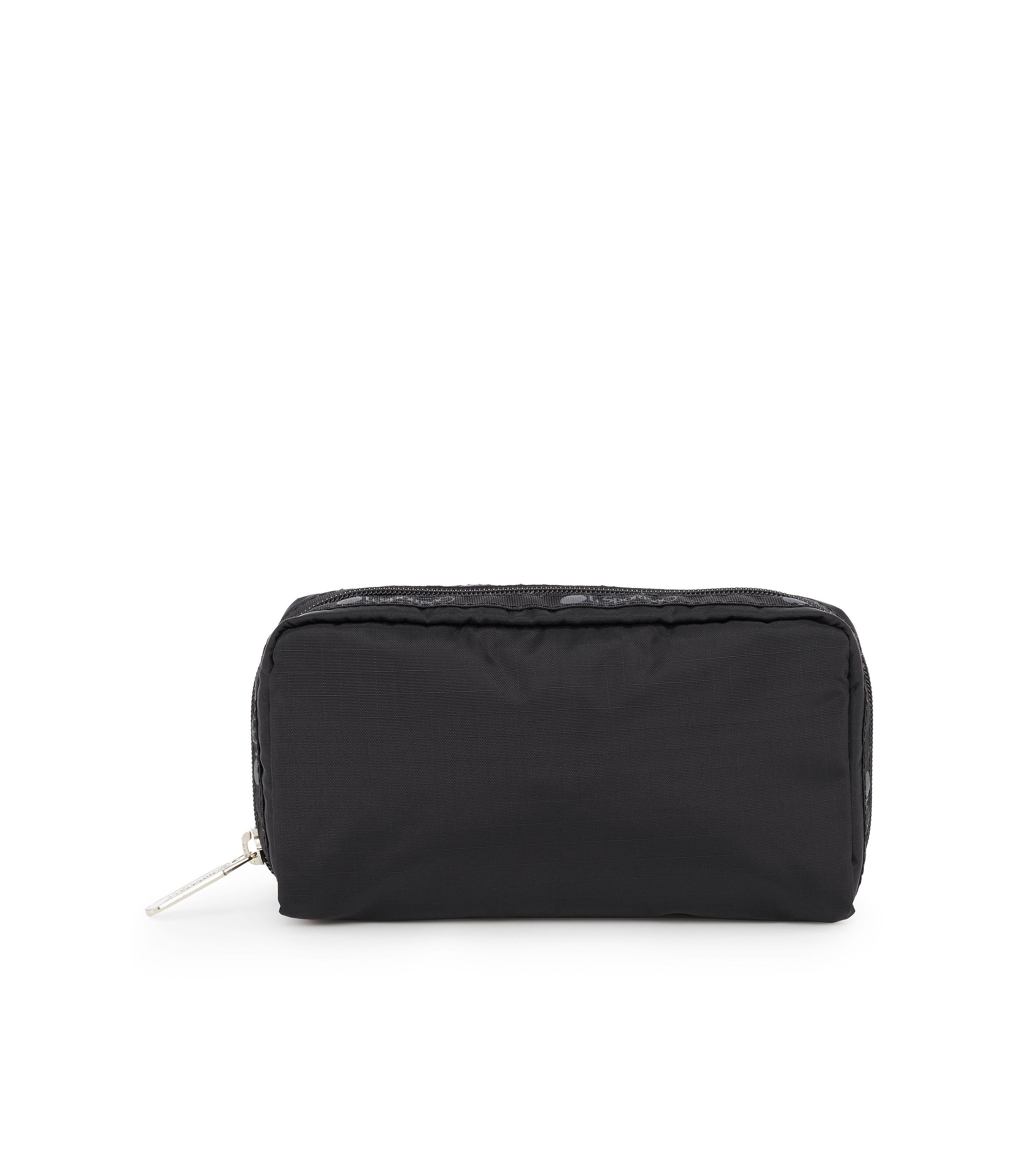 Cute Black Small Makeup Bag | Rectangular Cosmetic Pouch