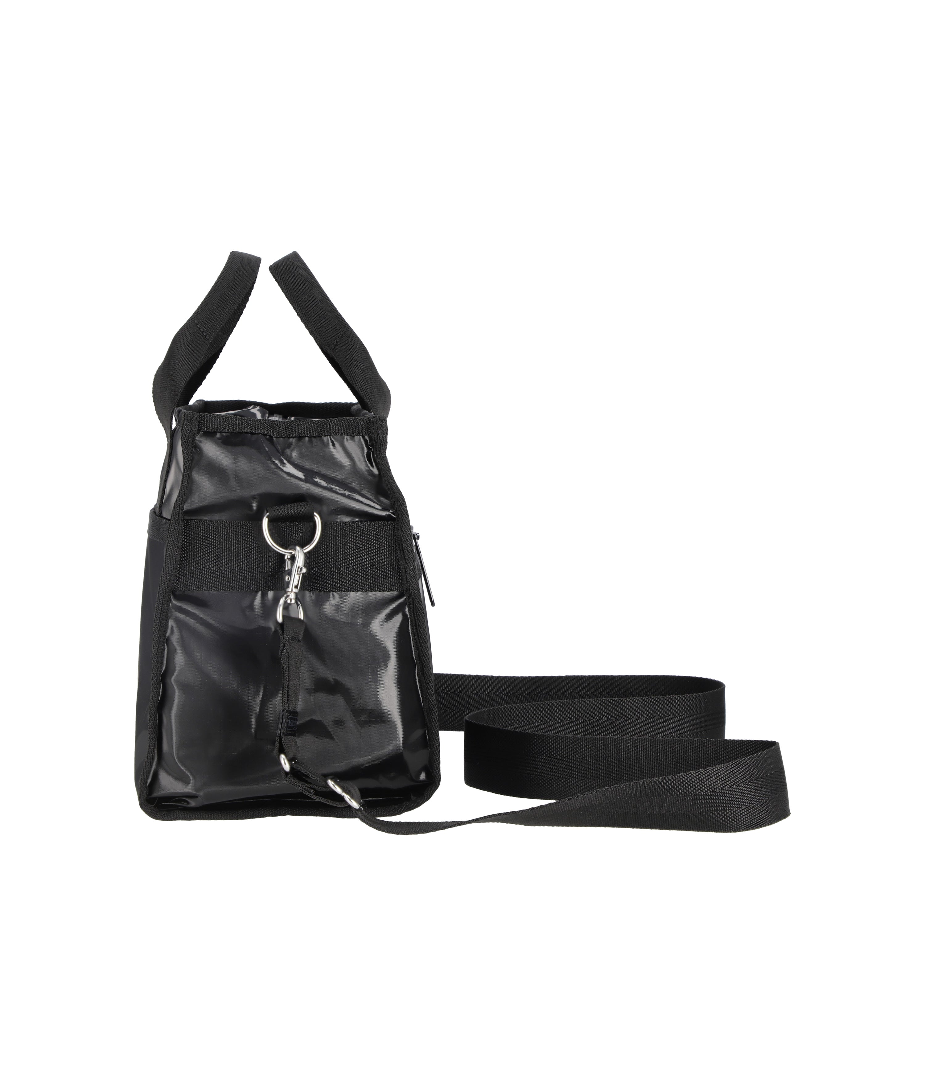Large East/West Top Handle Tote - Black Shine – LeSportsac