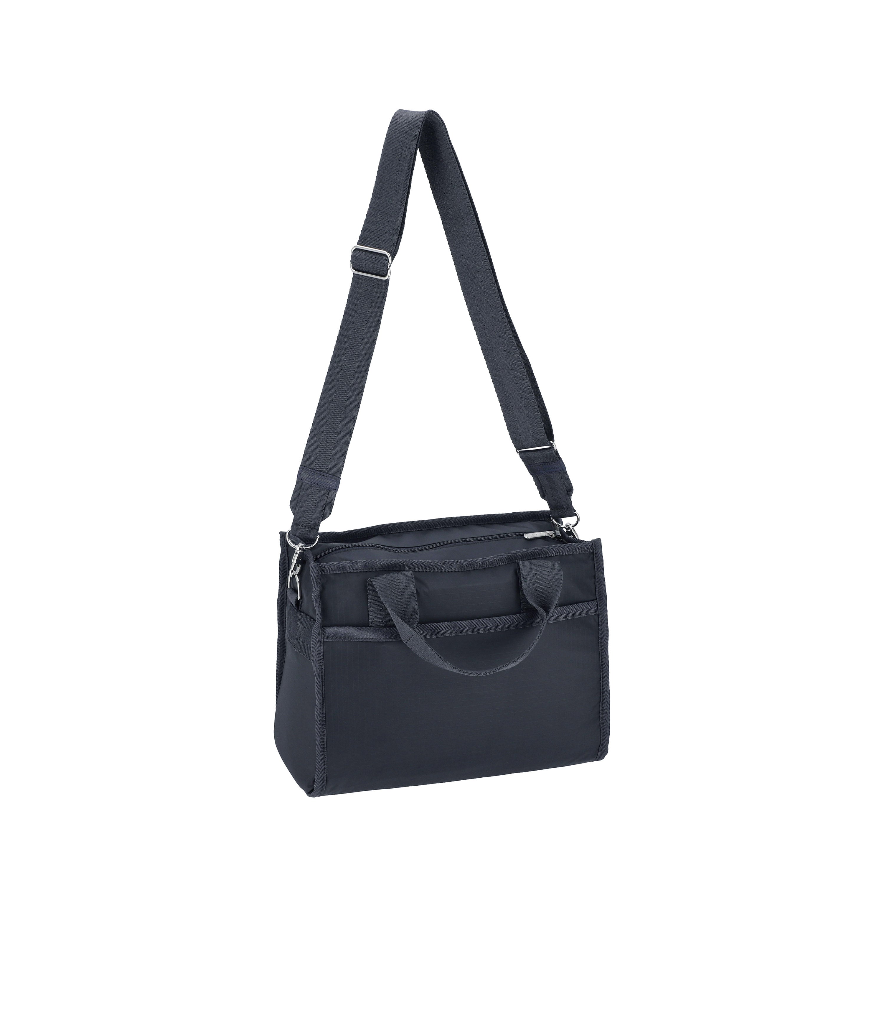 Large East/West Top Handle Tote - Deep Sea Blue solid – LeSportsac