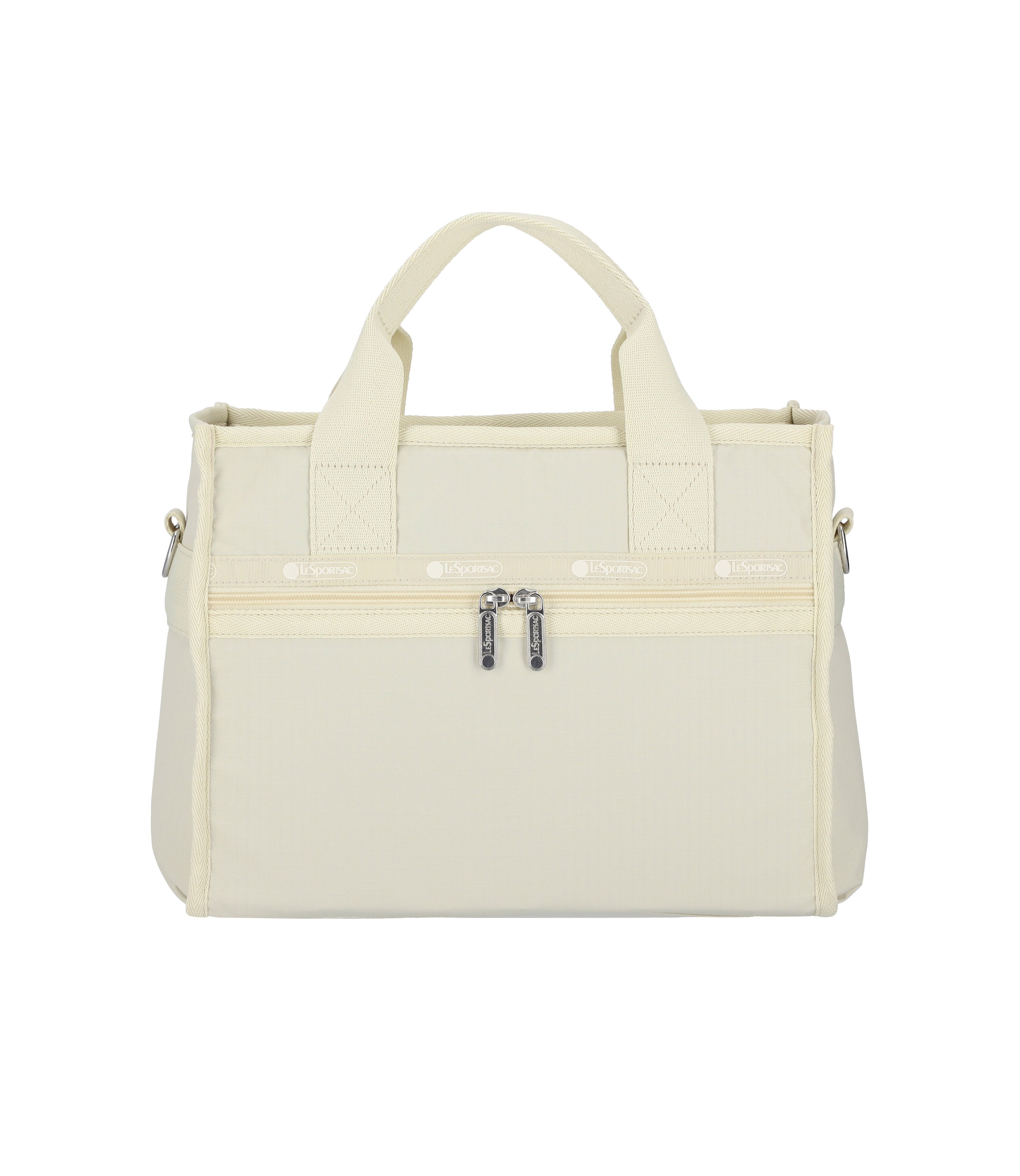 Large East/West Top Handle Tote - Biscuit Beige solid – LeSportsac