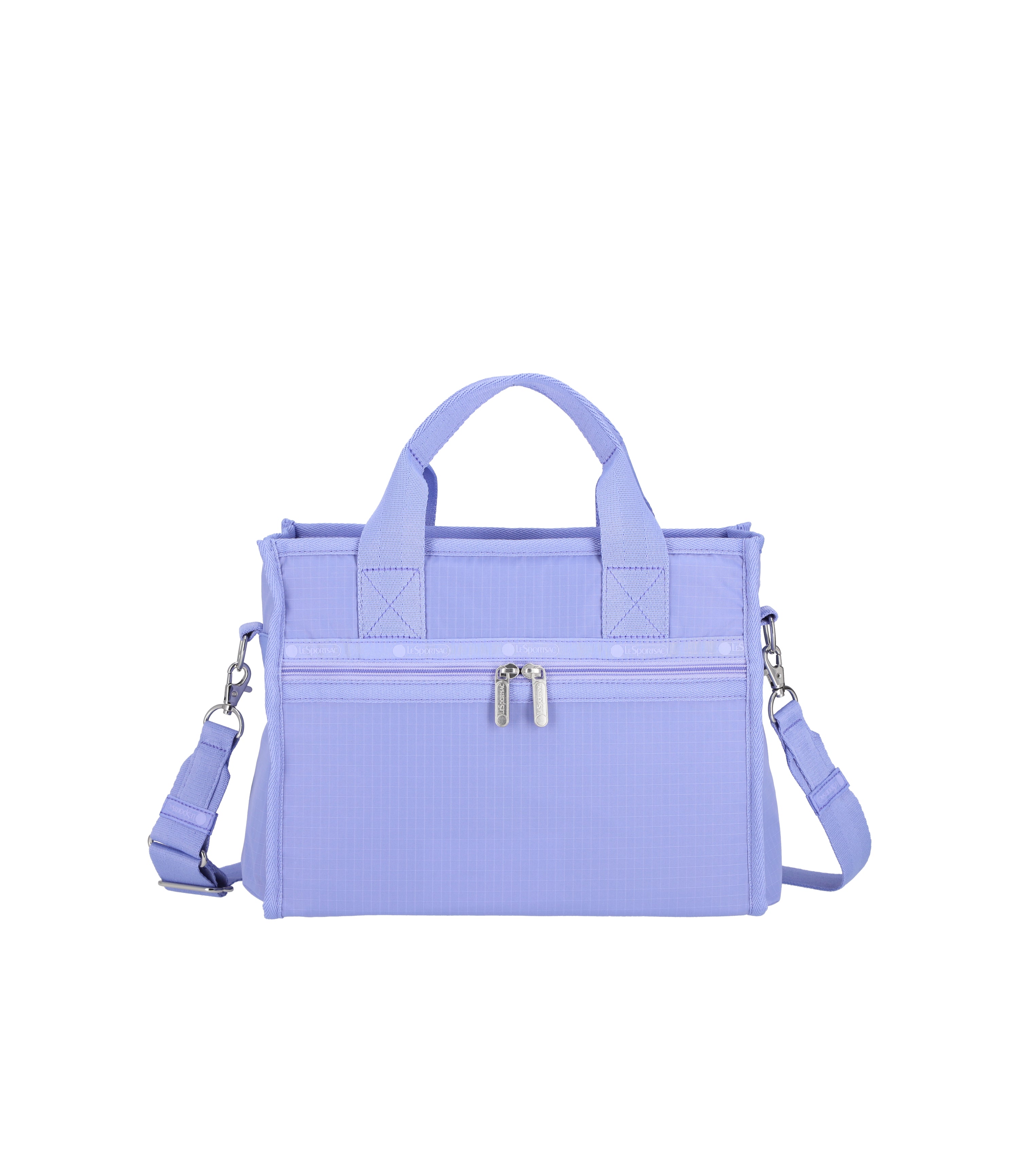 Large East/West Top Handle Tote - Periwinkle Dream solid – LeSportsac