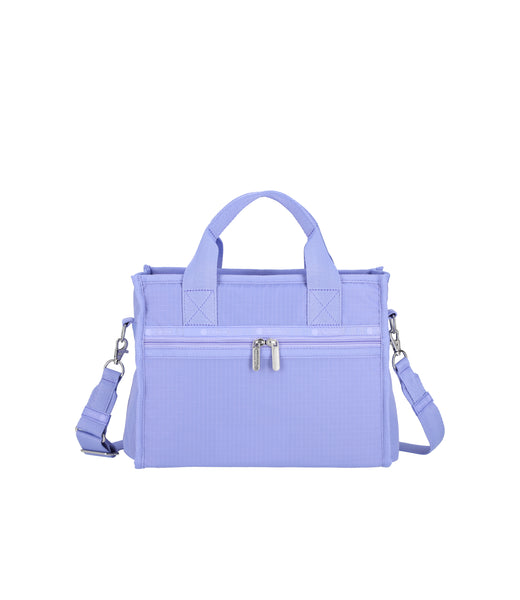 Large East/West Top Handle Tote - Periwinkle Dream solid – LeSportsac