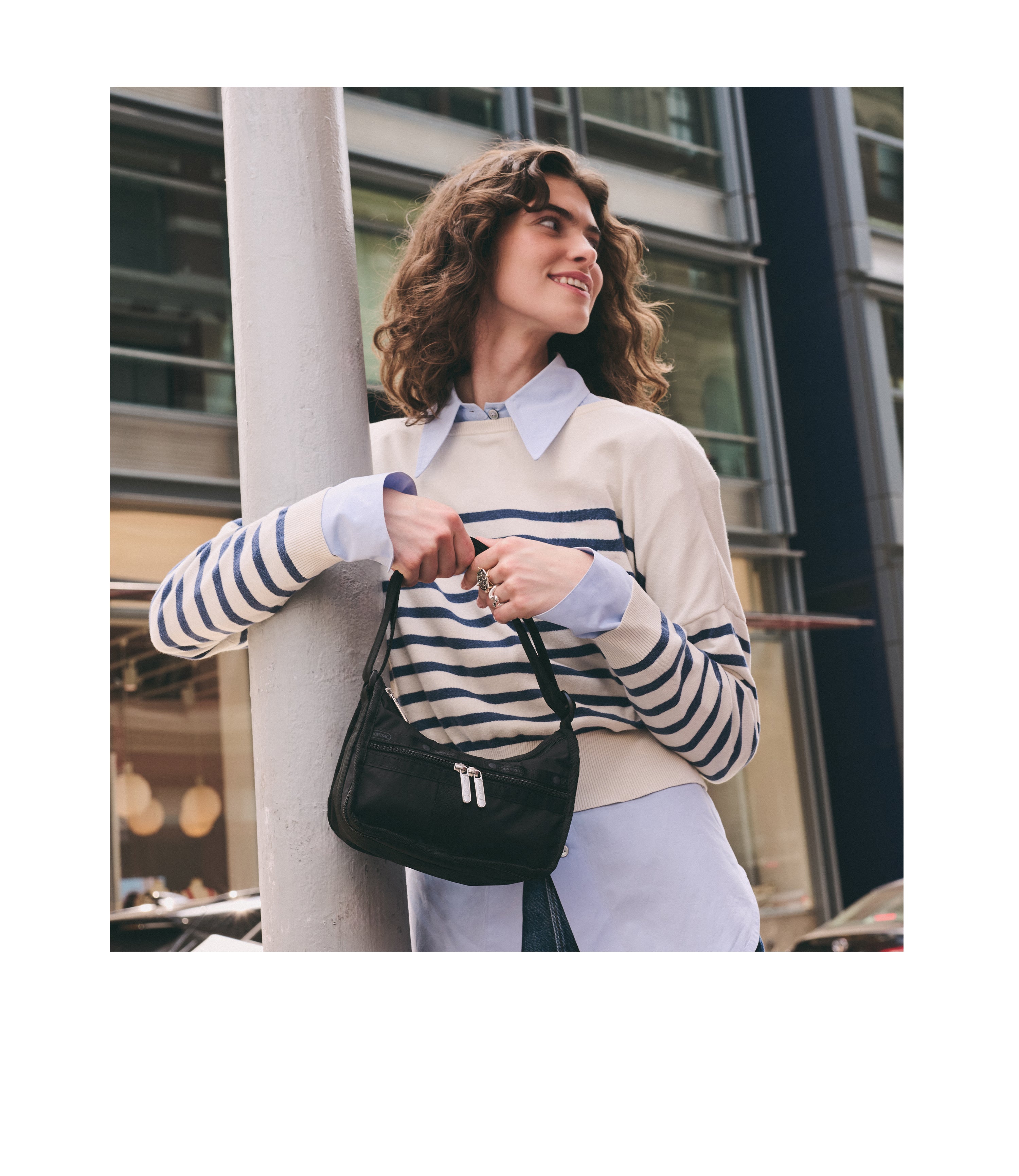 Black Solid Small Everyday Bag | LeSportsac