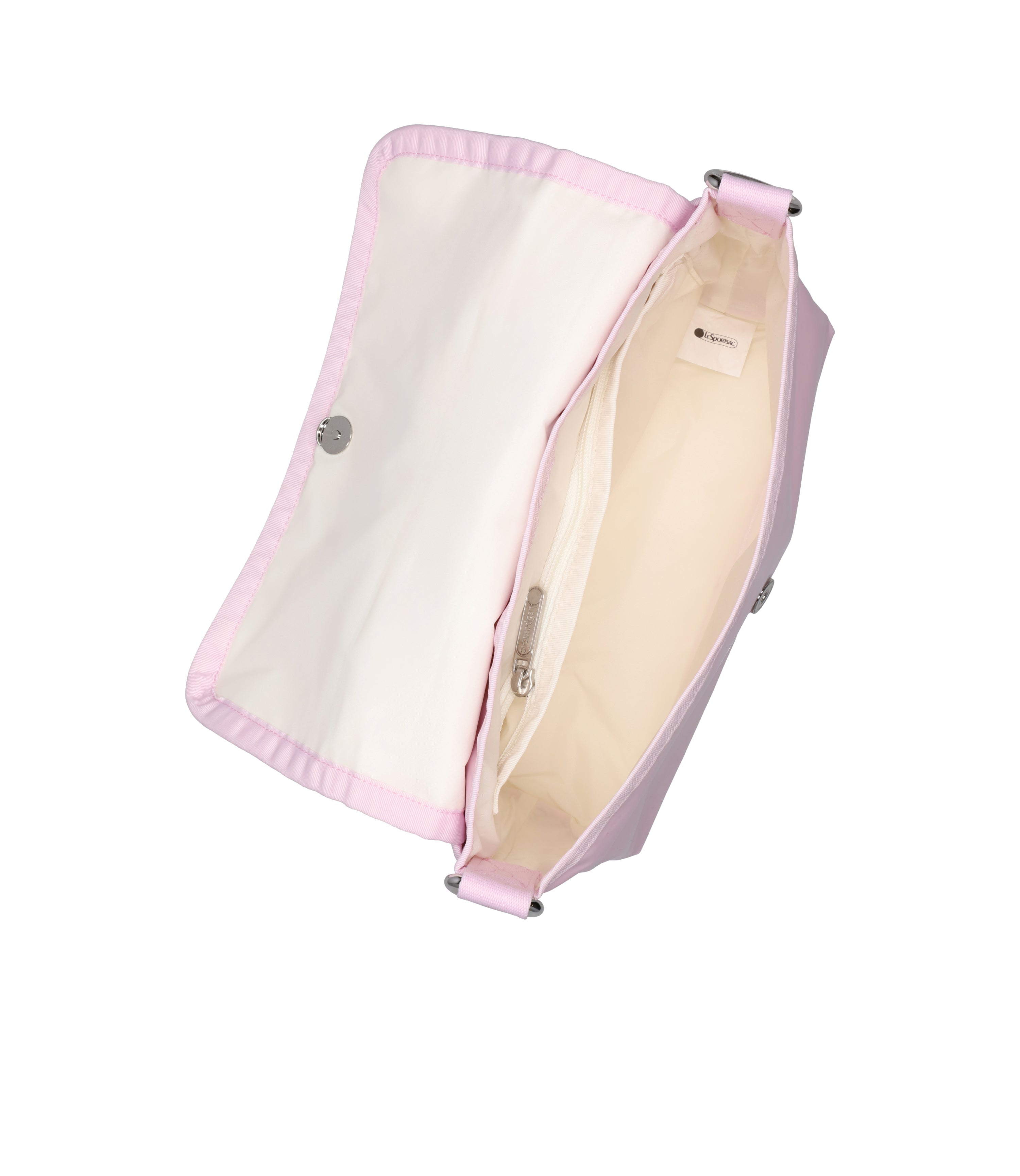 Medium Flap Shoulder Bag - Icy Pink Shine – LeSportsac