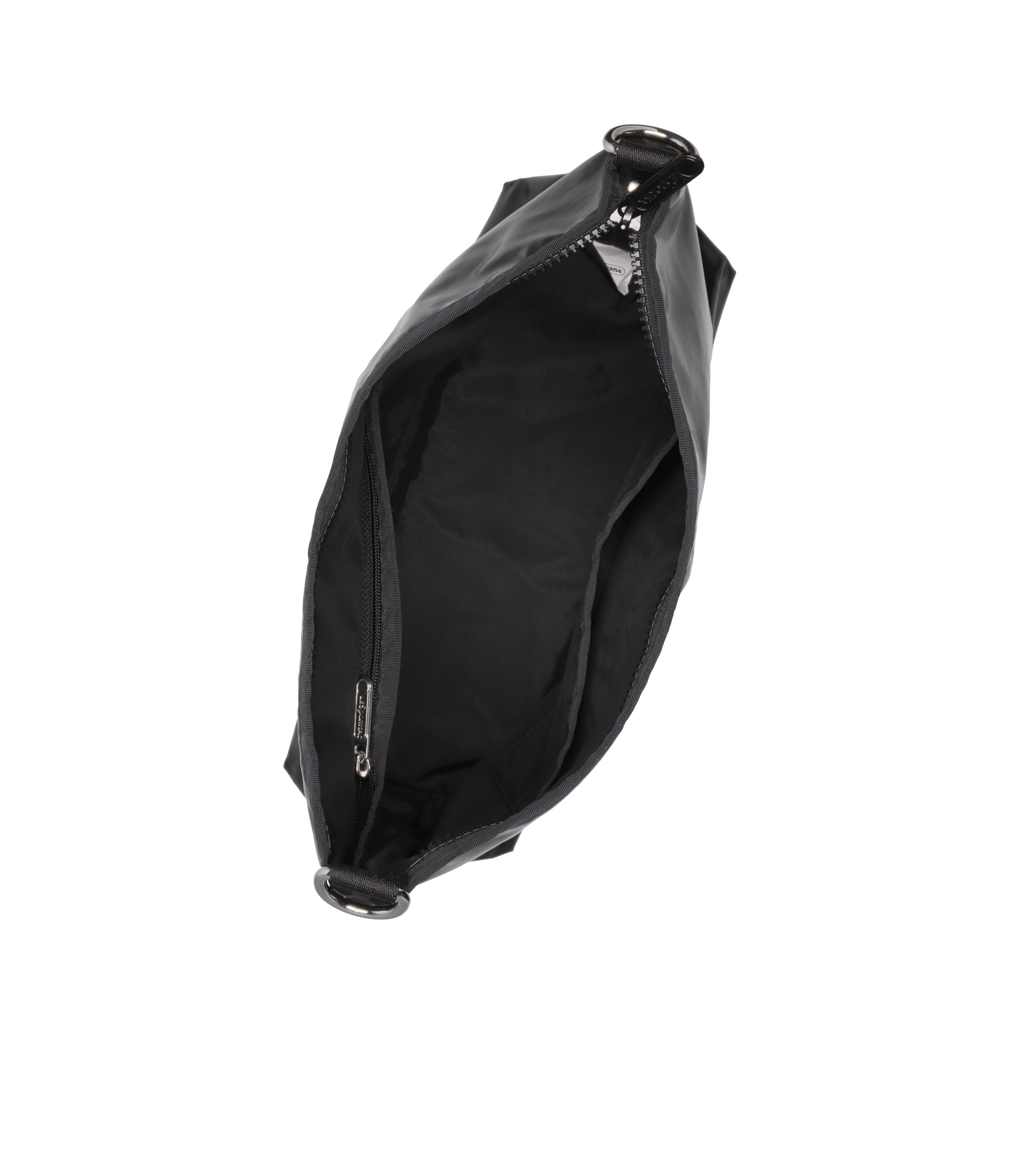 Medium Zip Shoulder Bag - Black Shine – LeSportsac