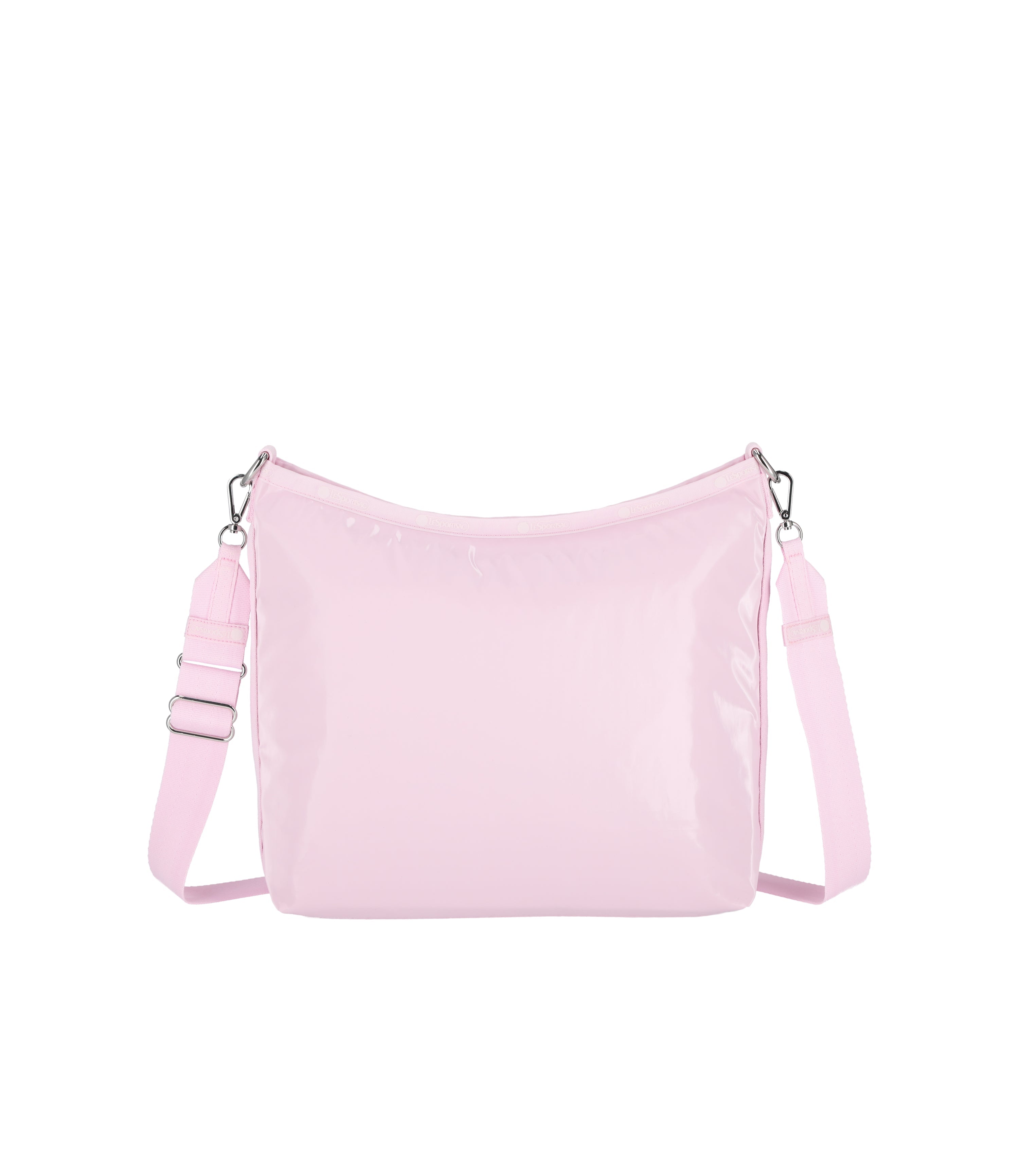★LeSportsac★ Ice Pink Shine Extra Large Rectangular Cosmet Extra Large Rectangular Cosmetic - Tropical Fruits print