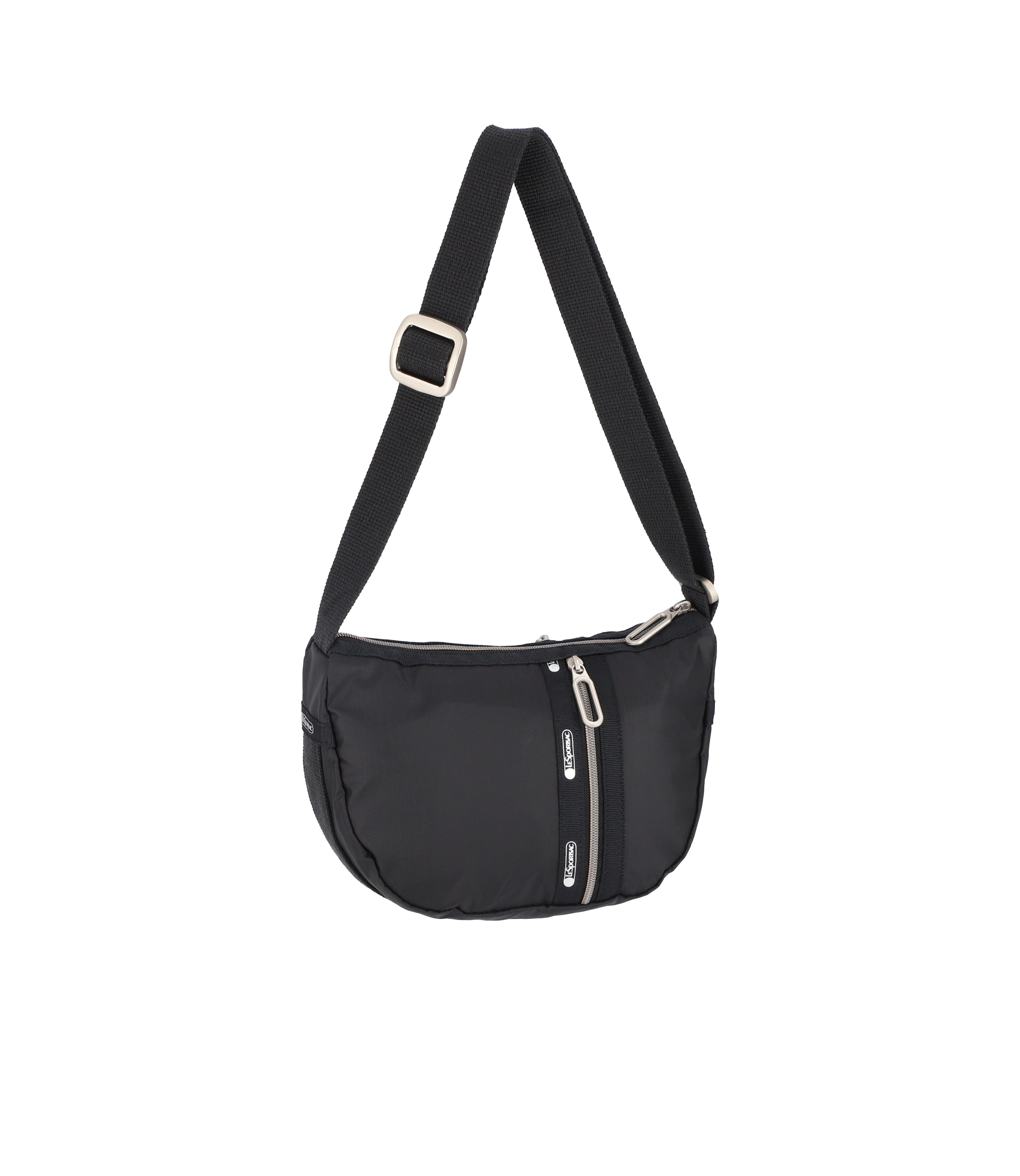 black mini sling backpack LeSportsac True Black Essential Mini Sling