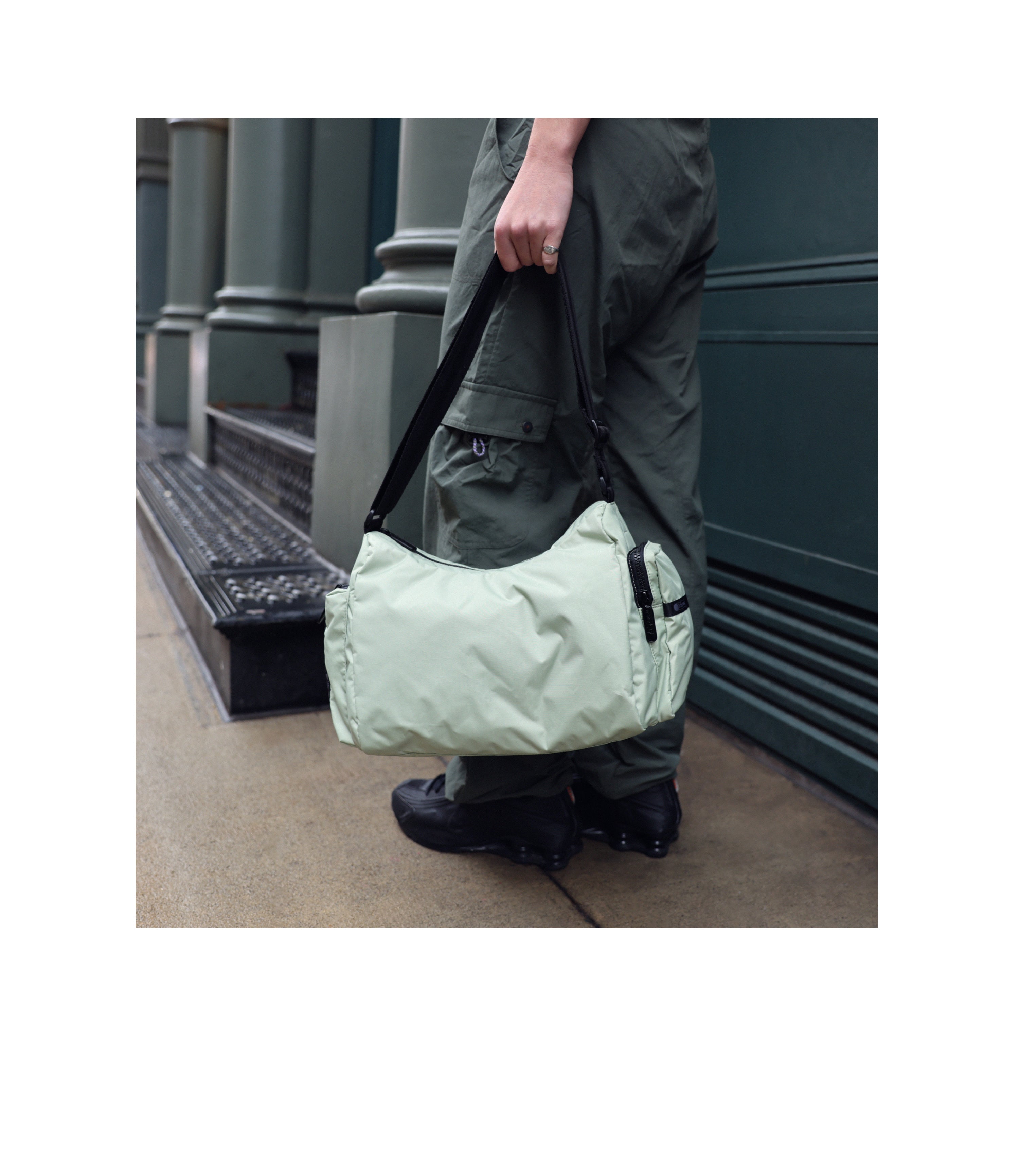 Cargo Shoulder Bag - Green Cargo – LeSportsac