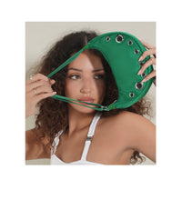 Grommet Small Shoulder Bag