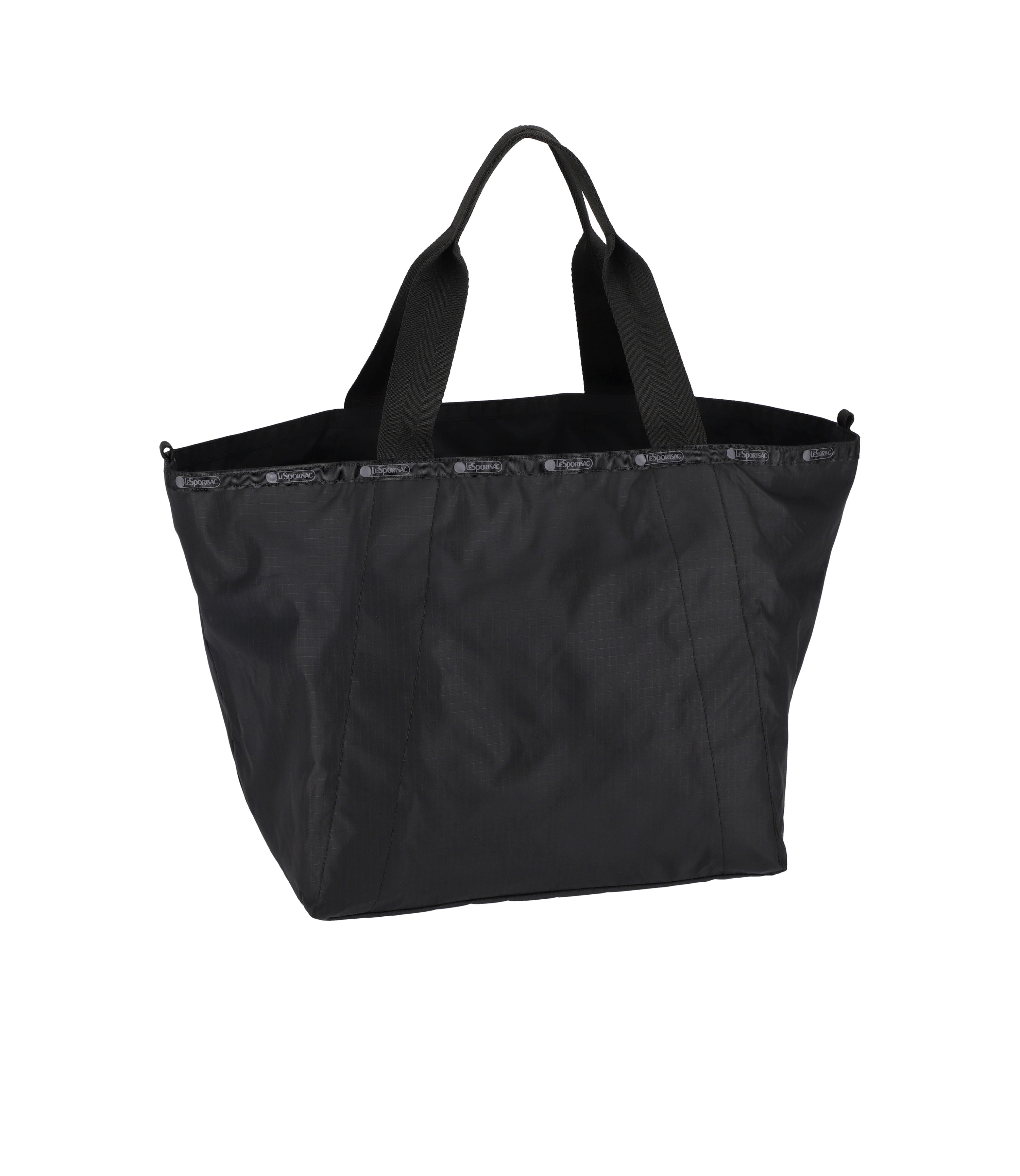 ■LeSportsac■REVERSIBLE PKT TOTE L Large Reversible Pocket Tote - Two-Way Black – LeSportsac