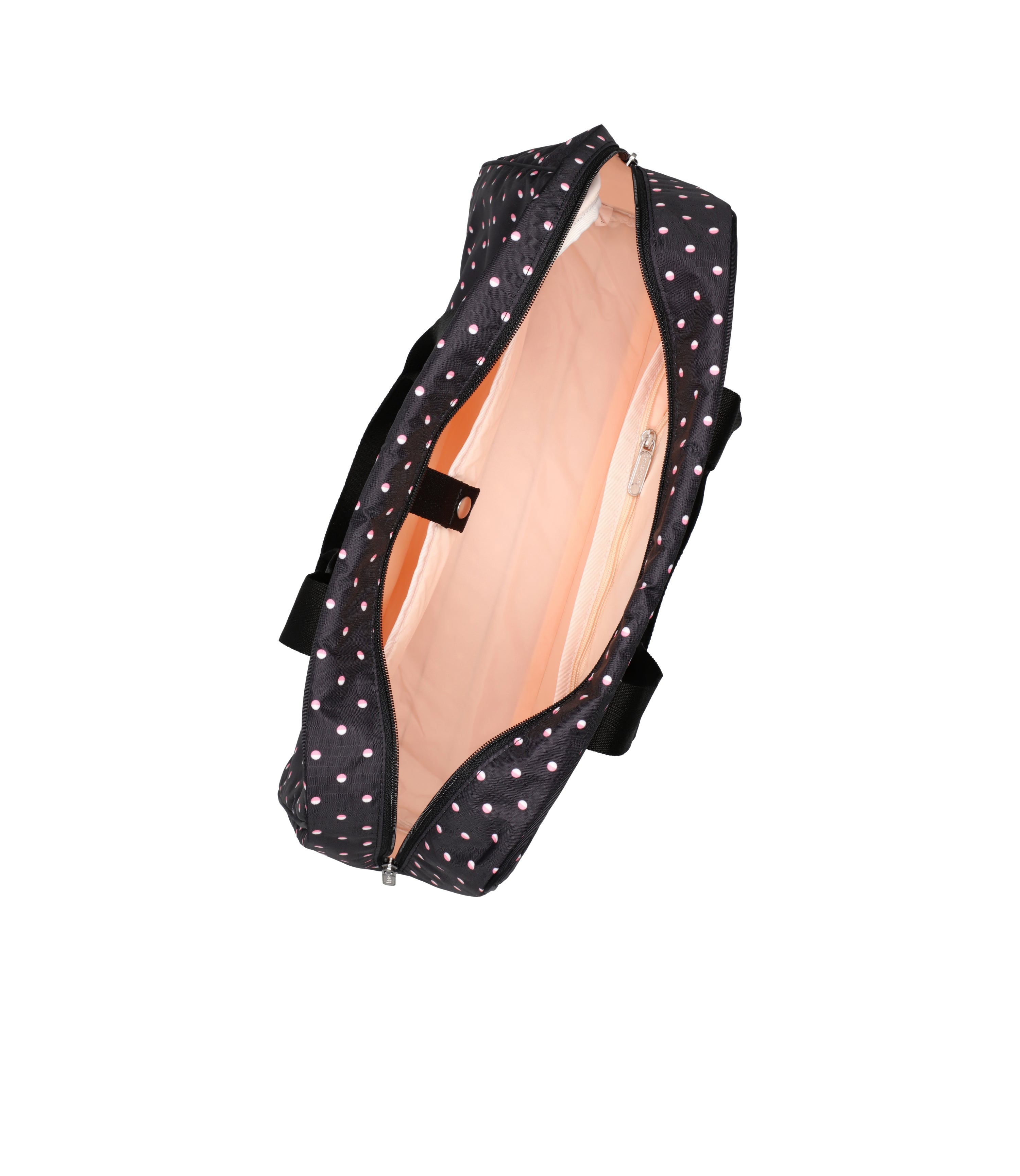 Small Carryall Duffle - Pink Geo Dot print – LeSportsac