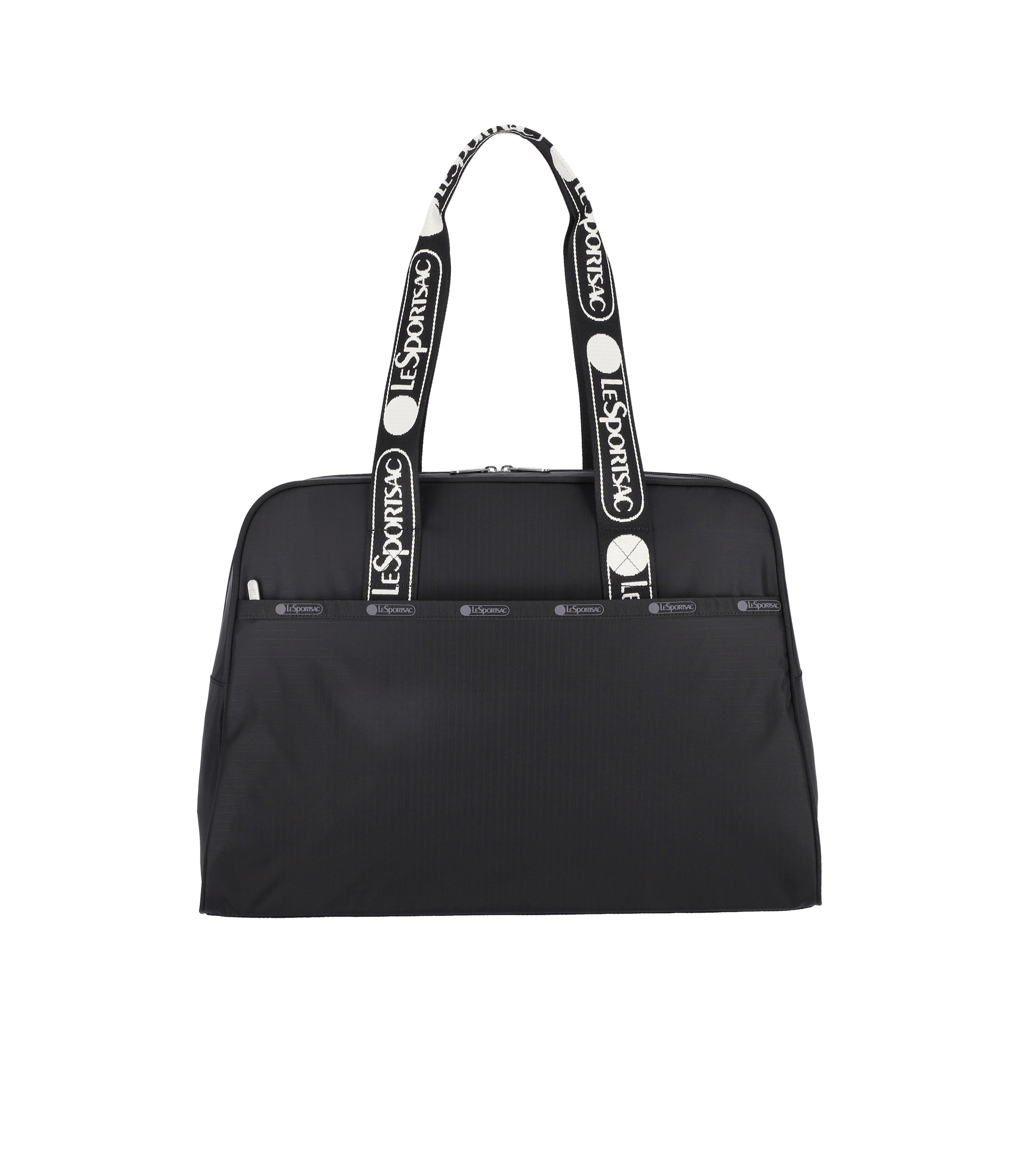 ★LeSportsac★ Recycled Black Small Carryall Duffel Bag 1048 Black solid Small Carryall Duffle | LeSportsac