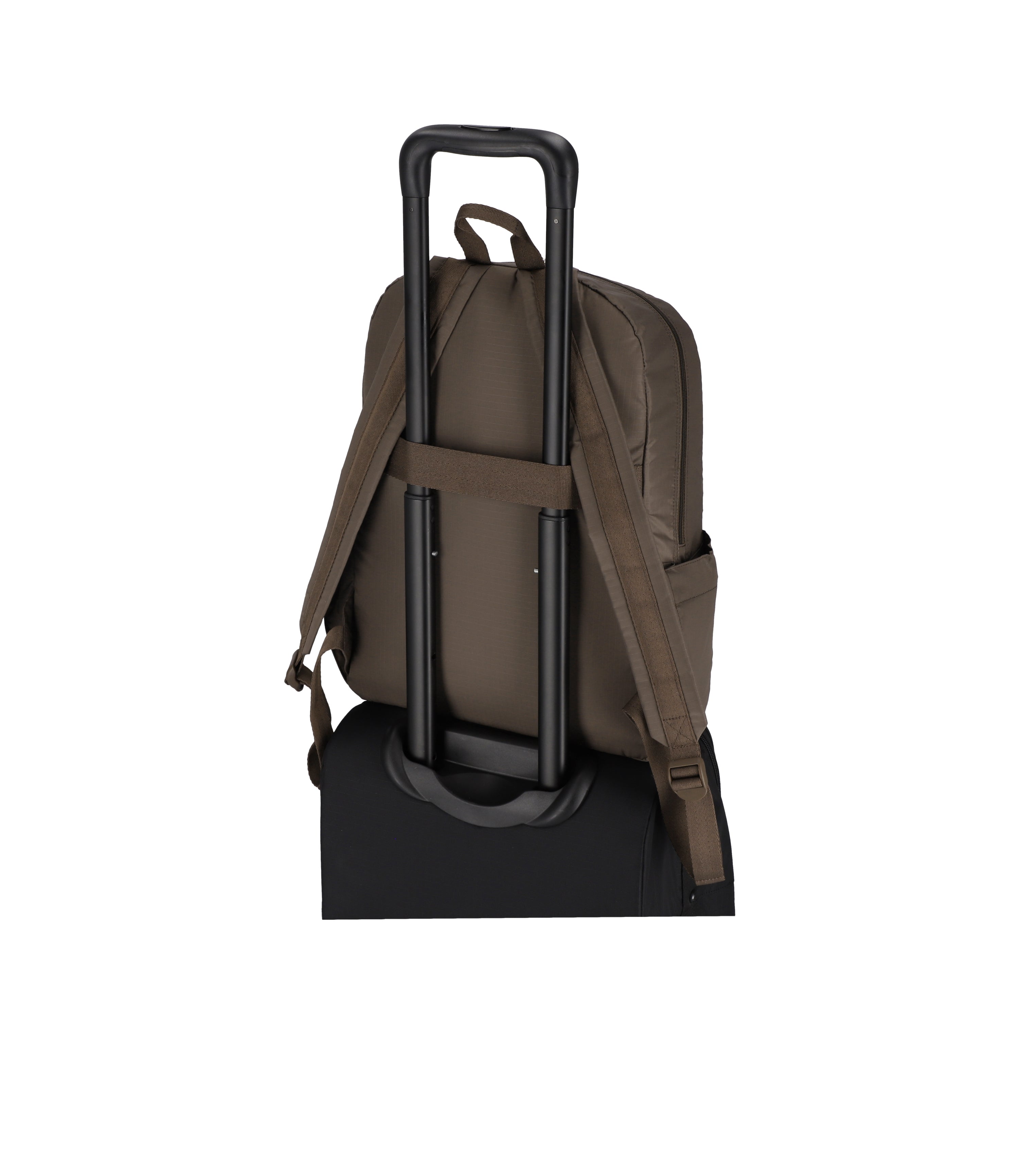 Classic Everyday Backpack - Dark Chocolate solid – LeSportsac