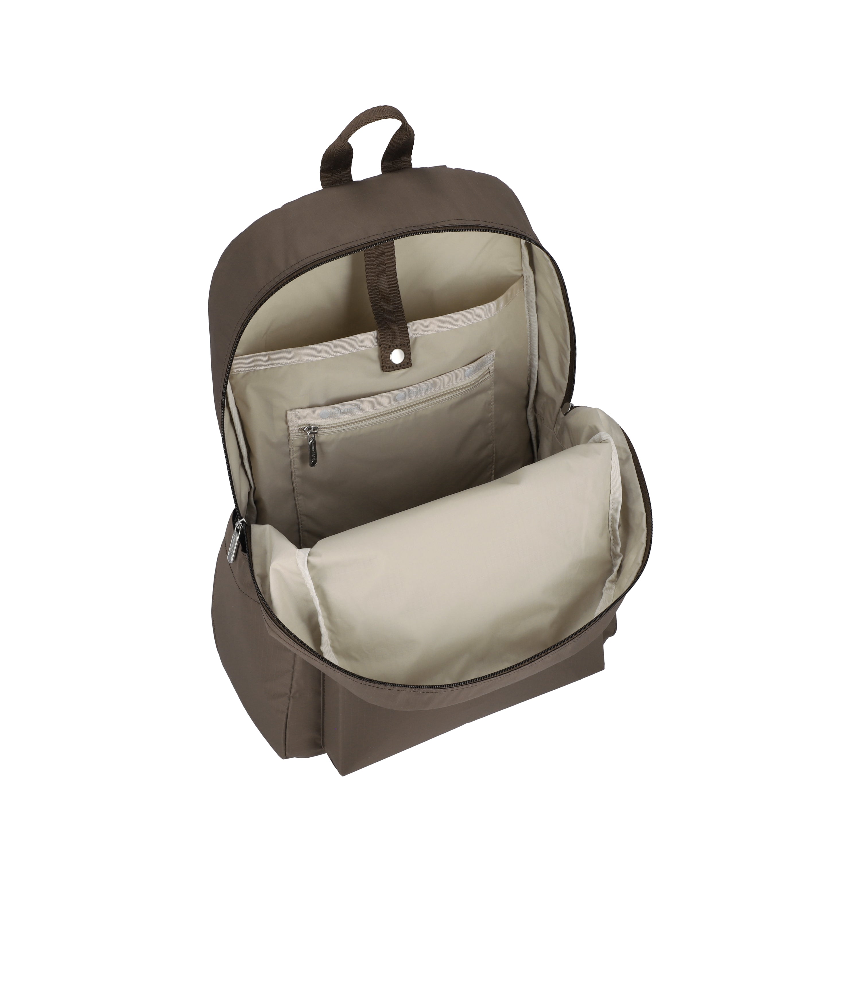 Classic Everyday Backpack - Dark Chocolate solid – LeSportsac