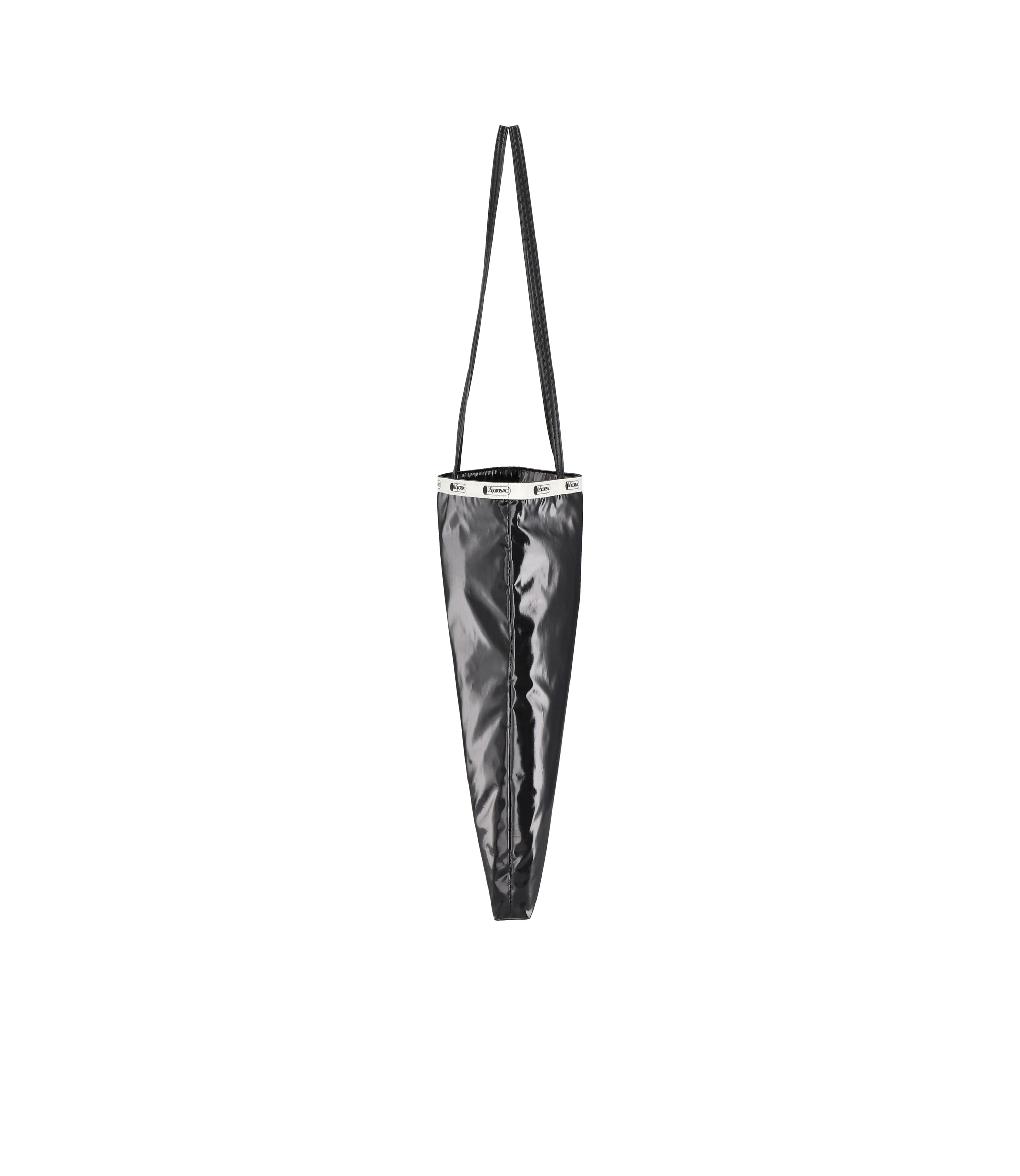 Vertical City Tote - Uptown Black Shine/Black – LeSportsac