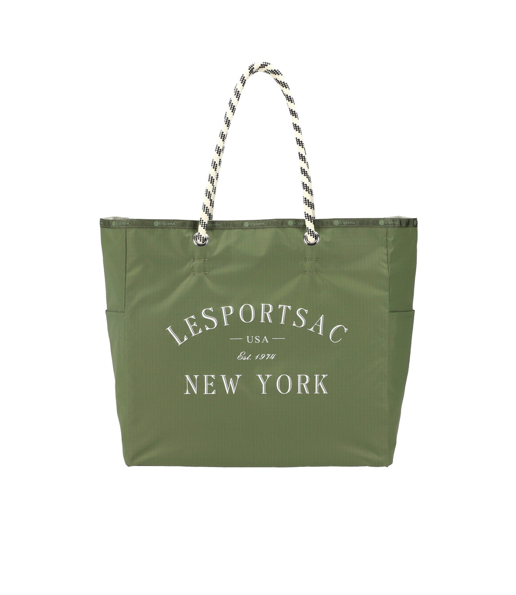 Lesportsac Large Two-Way Tote - Birch/Olive