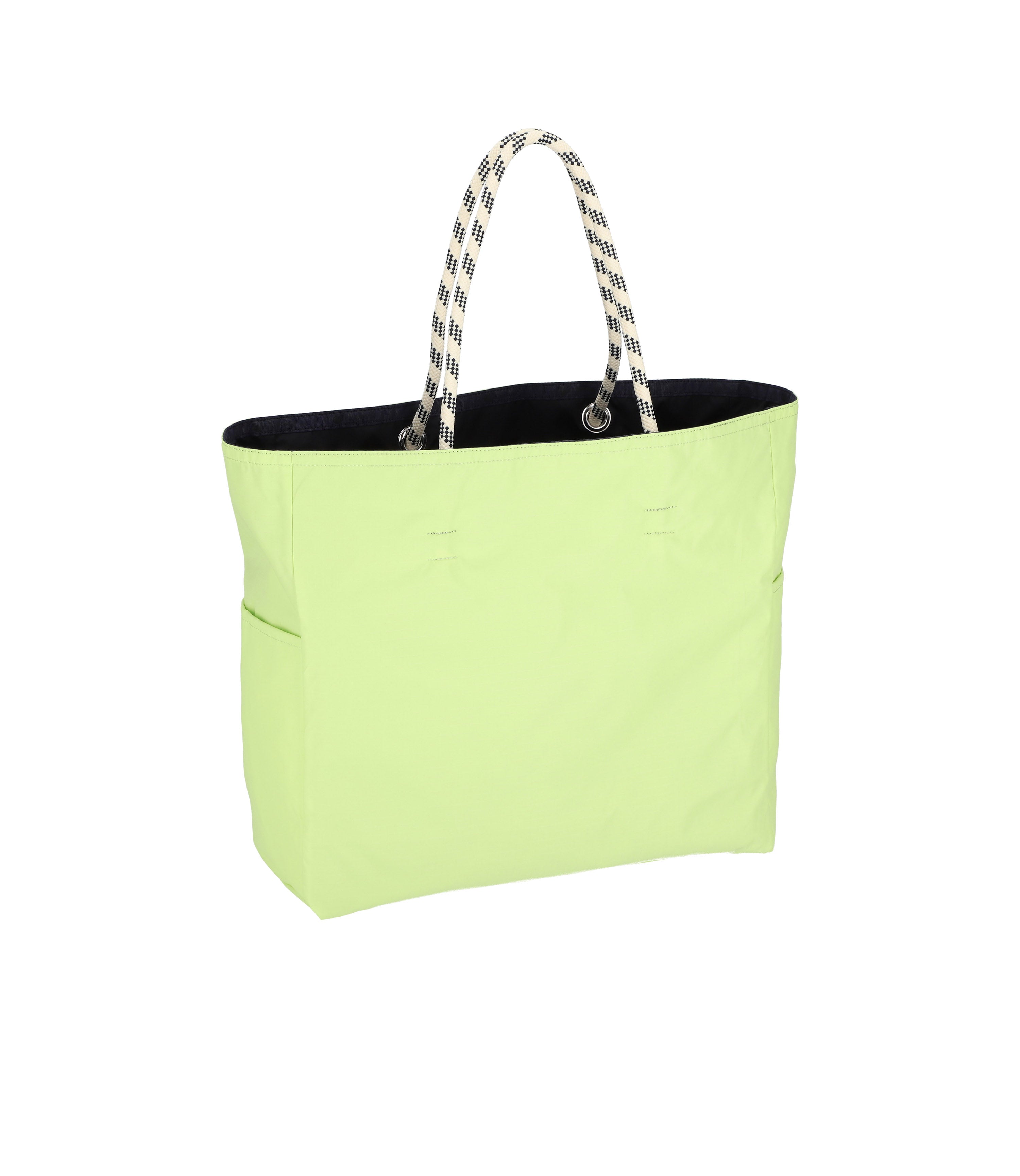 Large Two-Way Tote - Two-Way Deep Sea Blue/Lime – LeSportsac