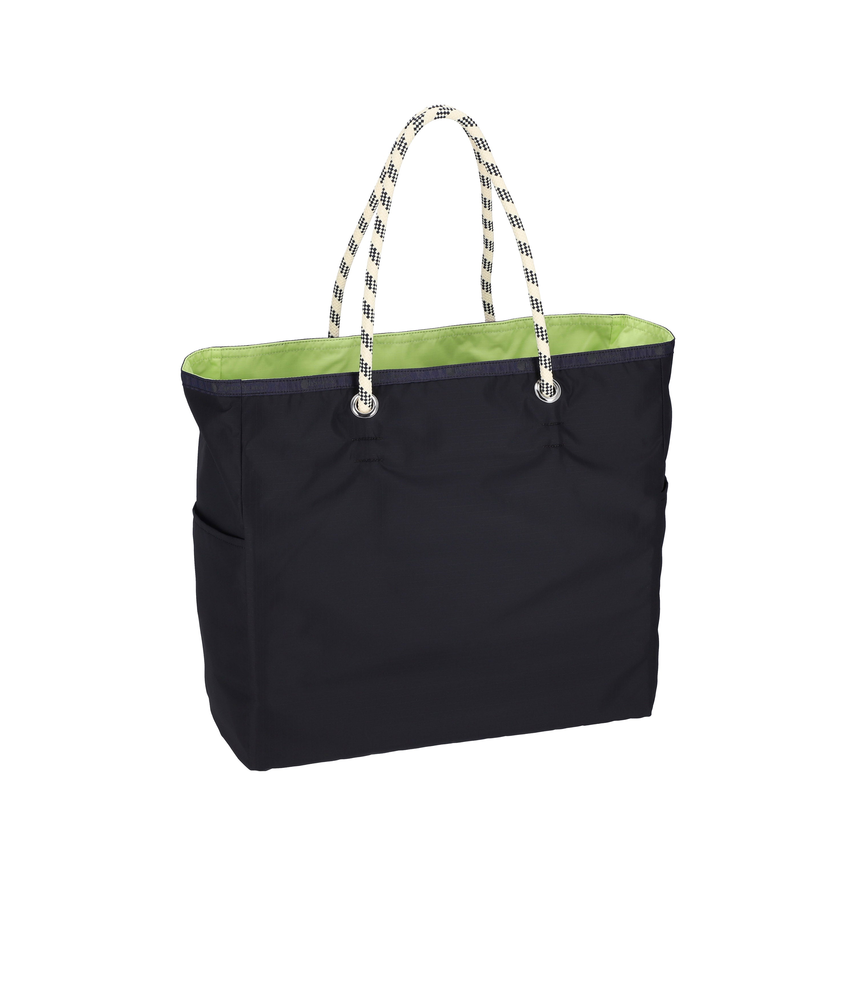 Large Two-Way Tote - Two-Way Deep Sea Blue/Lime – LeSportsac