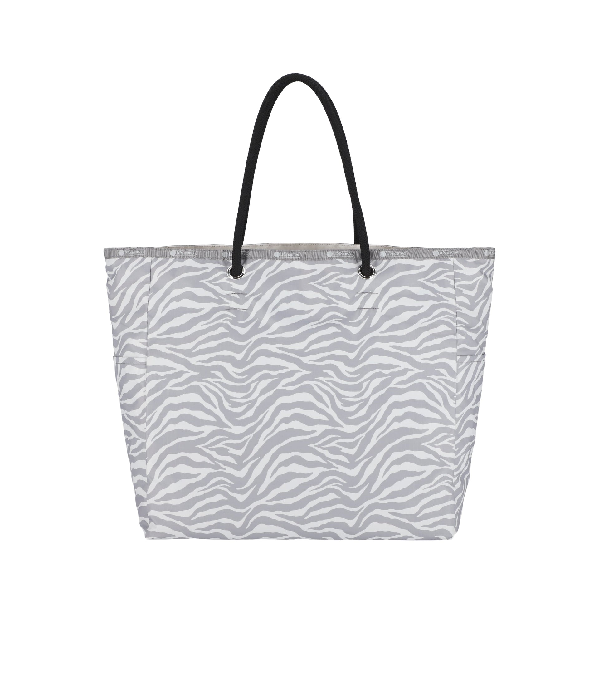 Large Two-Way Tote - Alloy Zebra/Meringue – LeSportsac 