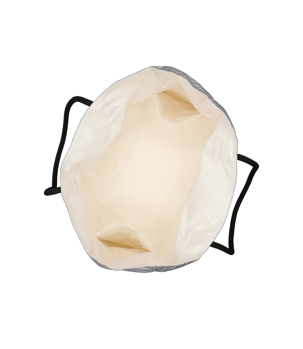 Large Two-Way Tote - Alloy Zebra/Meringue – LeSportsac 