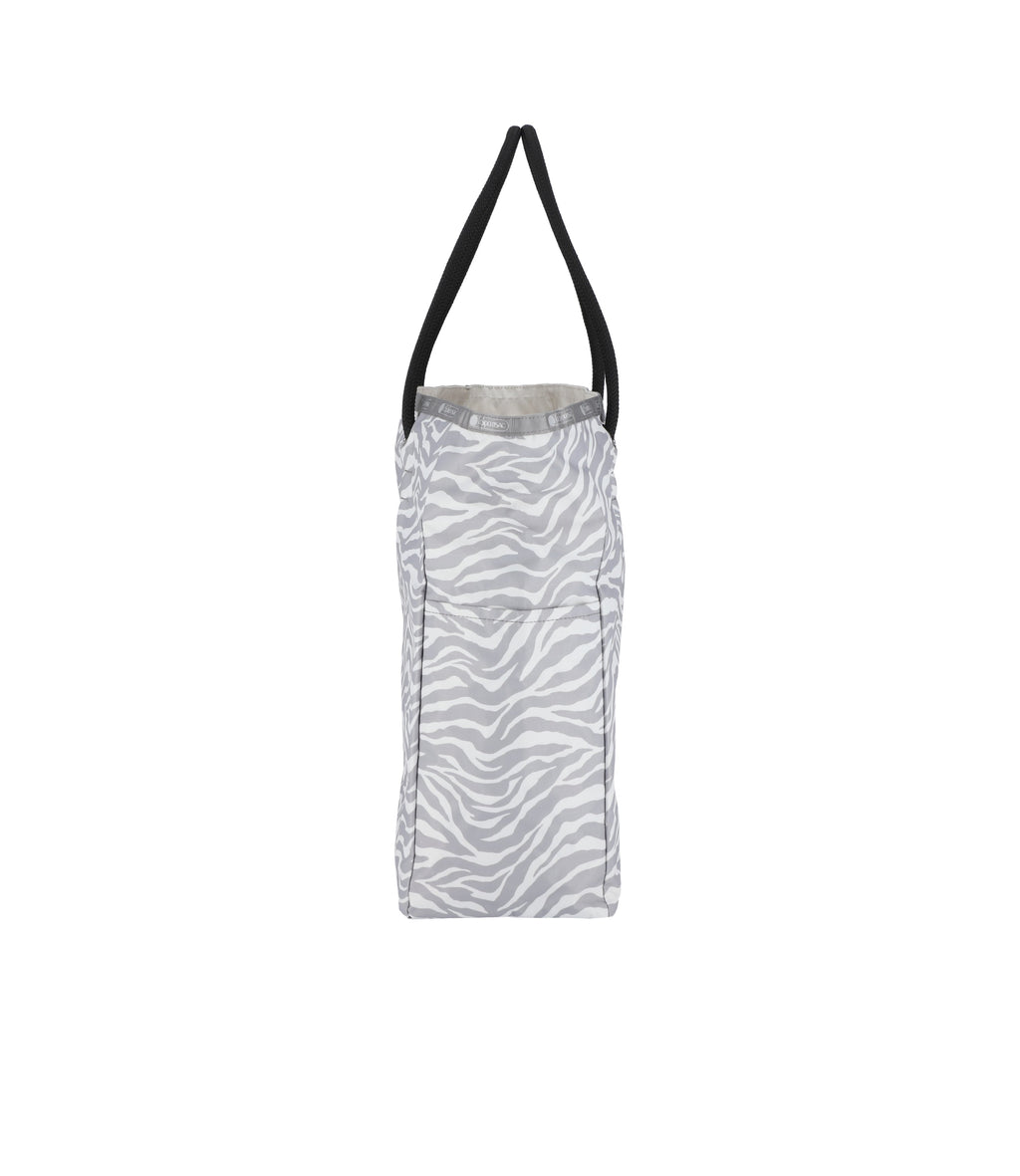 Large Two-Way Tote - Alloy Zebra/Meringue – LeSportsac 