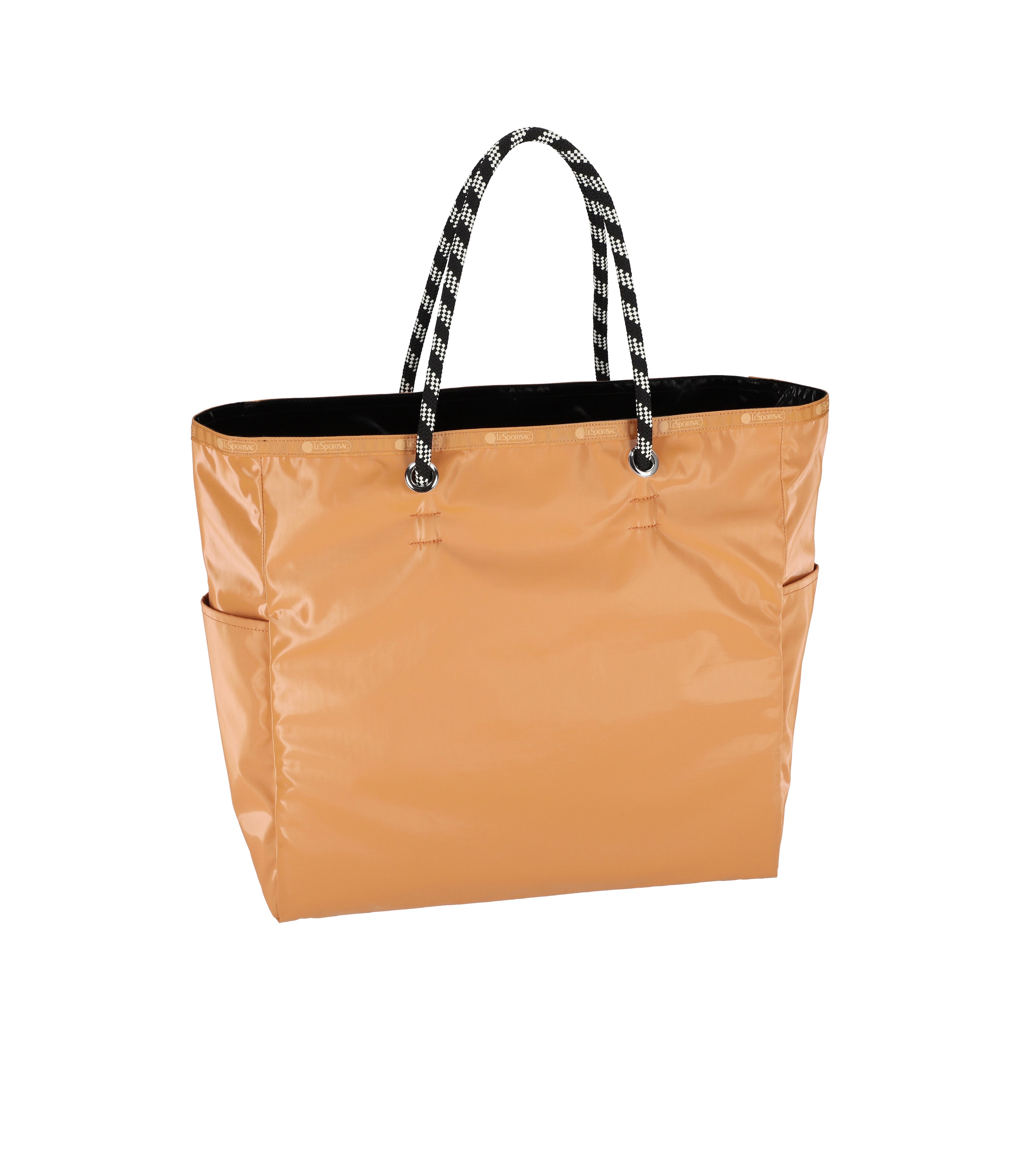 Medium Two-Way Tote - Two-Way Medallion/Black Shine – LeSportsac