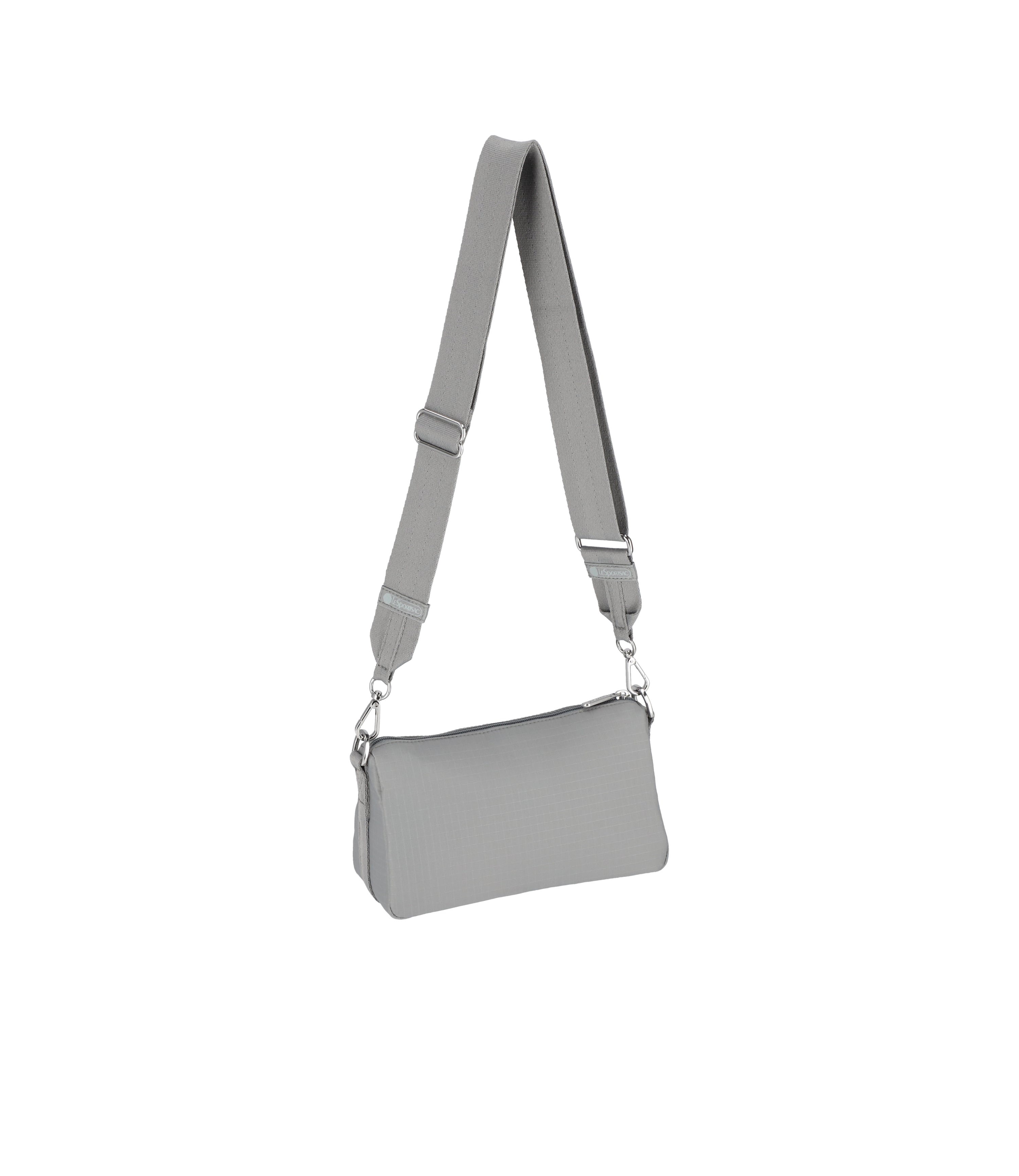 East/West Double Pocket Bag - Dove Grey solid – LeSportsac