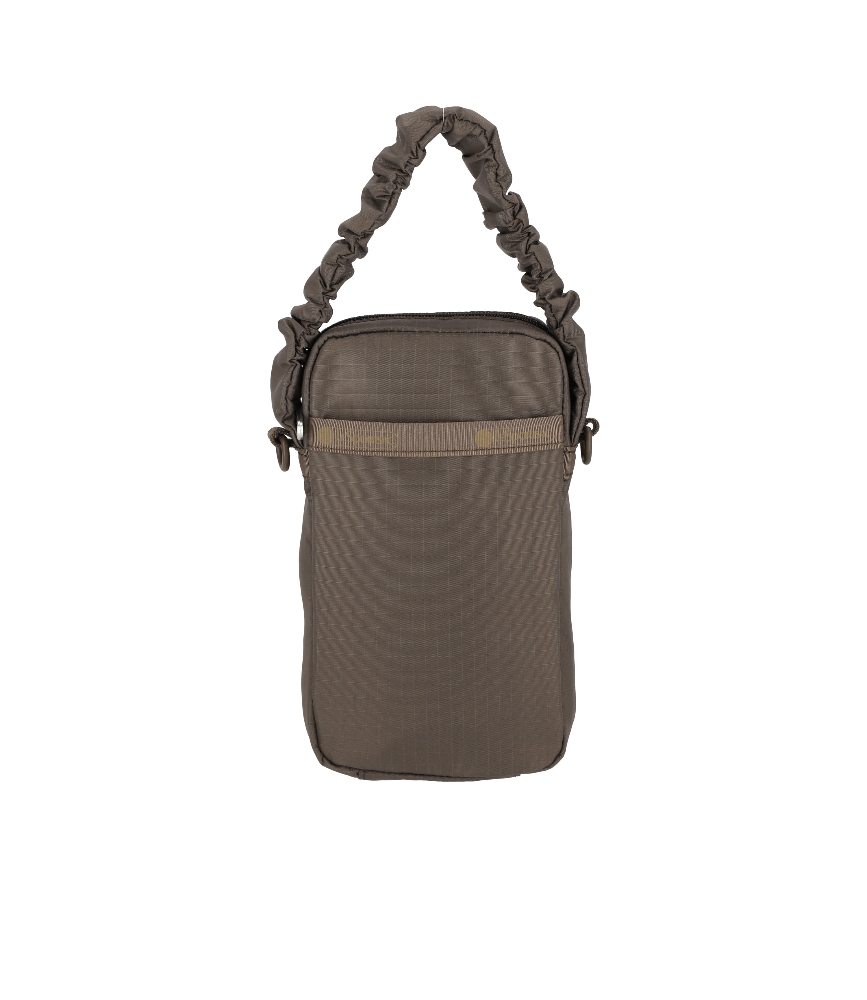 Gather Handle Mini Phone Crossbody - Dark Chocolate solid – LeSportsac