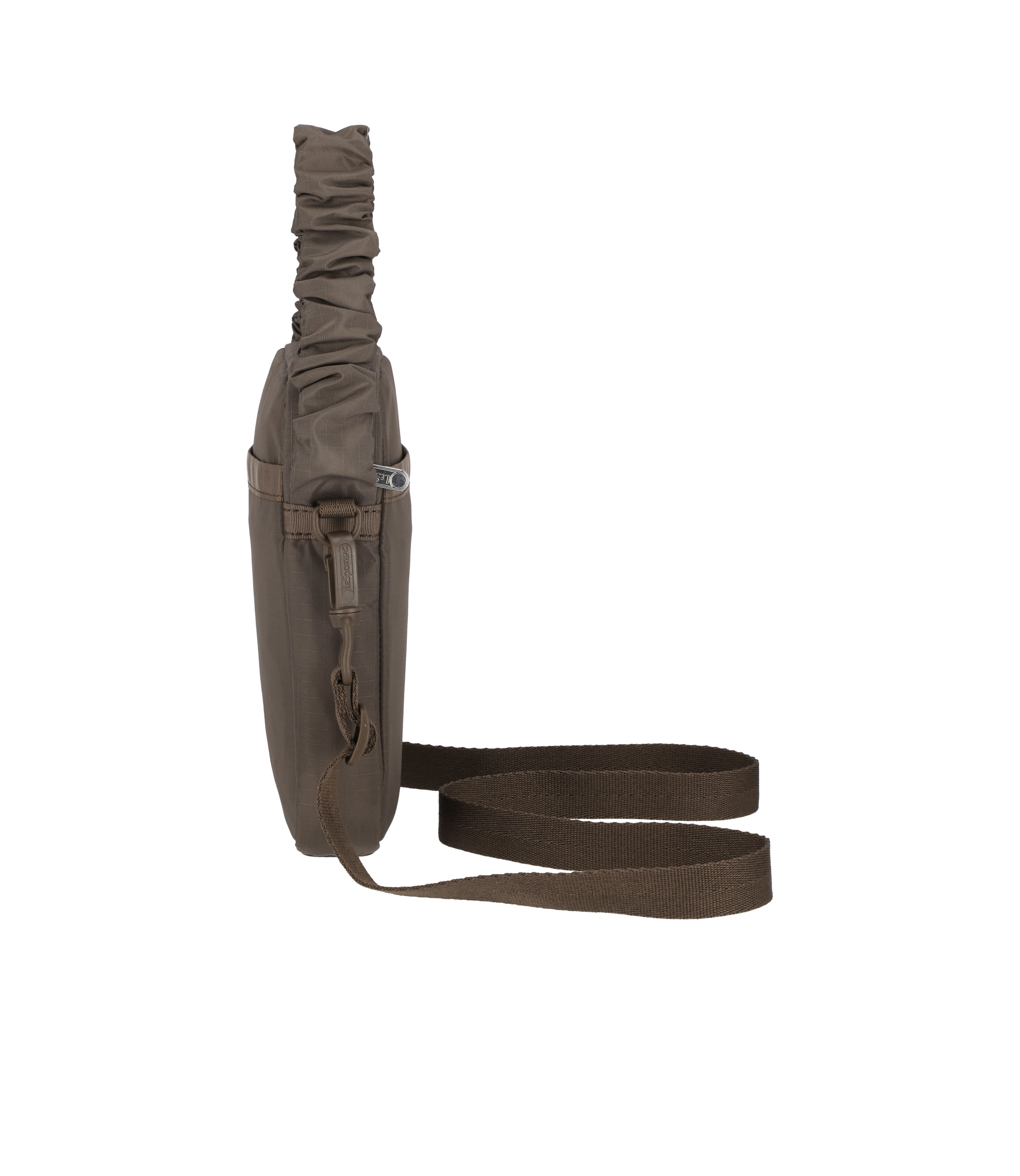 Gather Handle Mini Phone Crossbody - Dark Chocolate solid – LeSportsac
