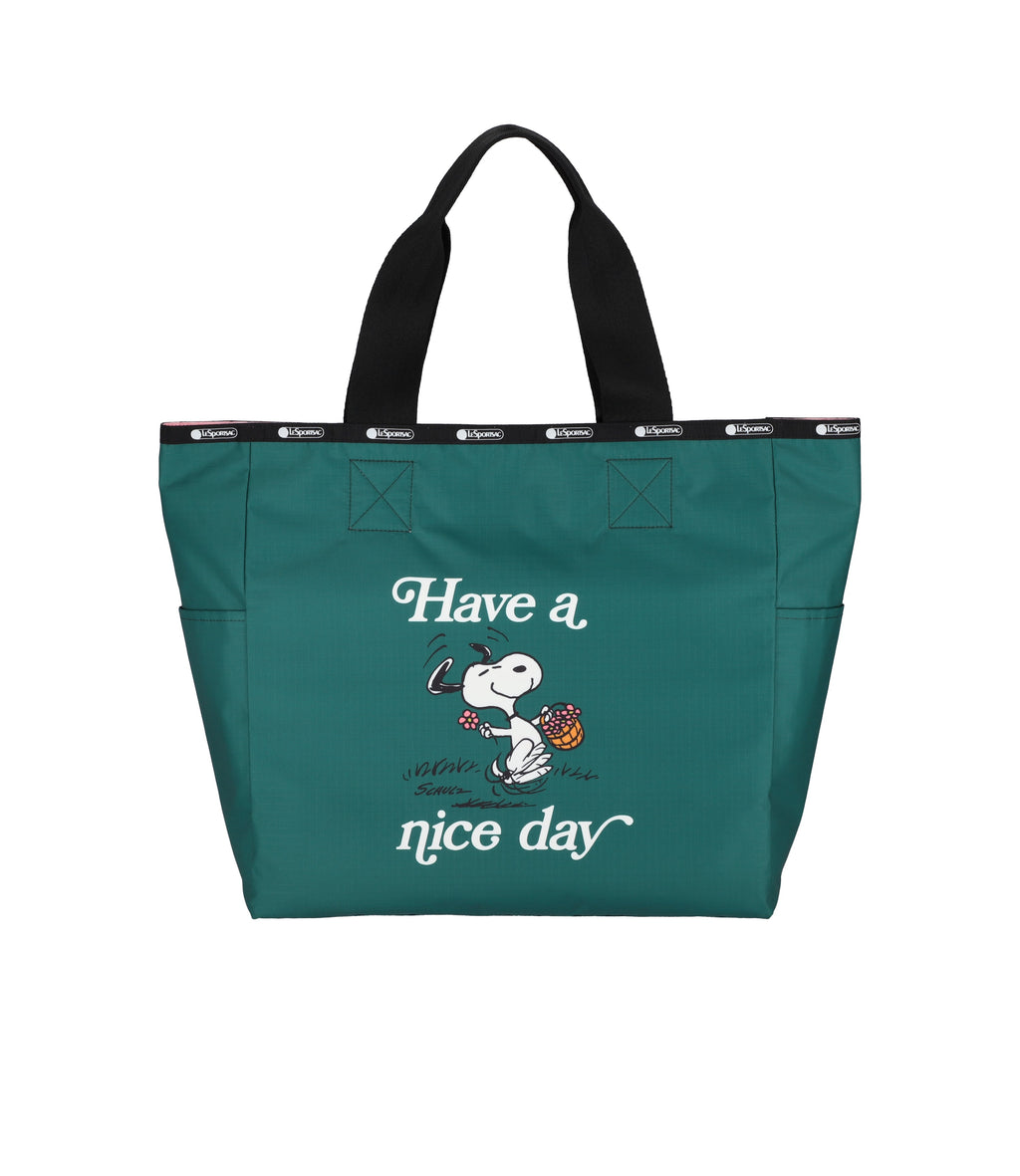 Large Reversible Tote - Snoopy and Gang Tote – LeSportsac
