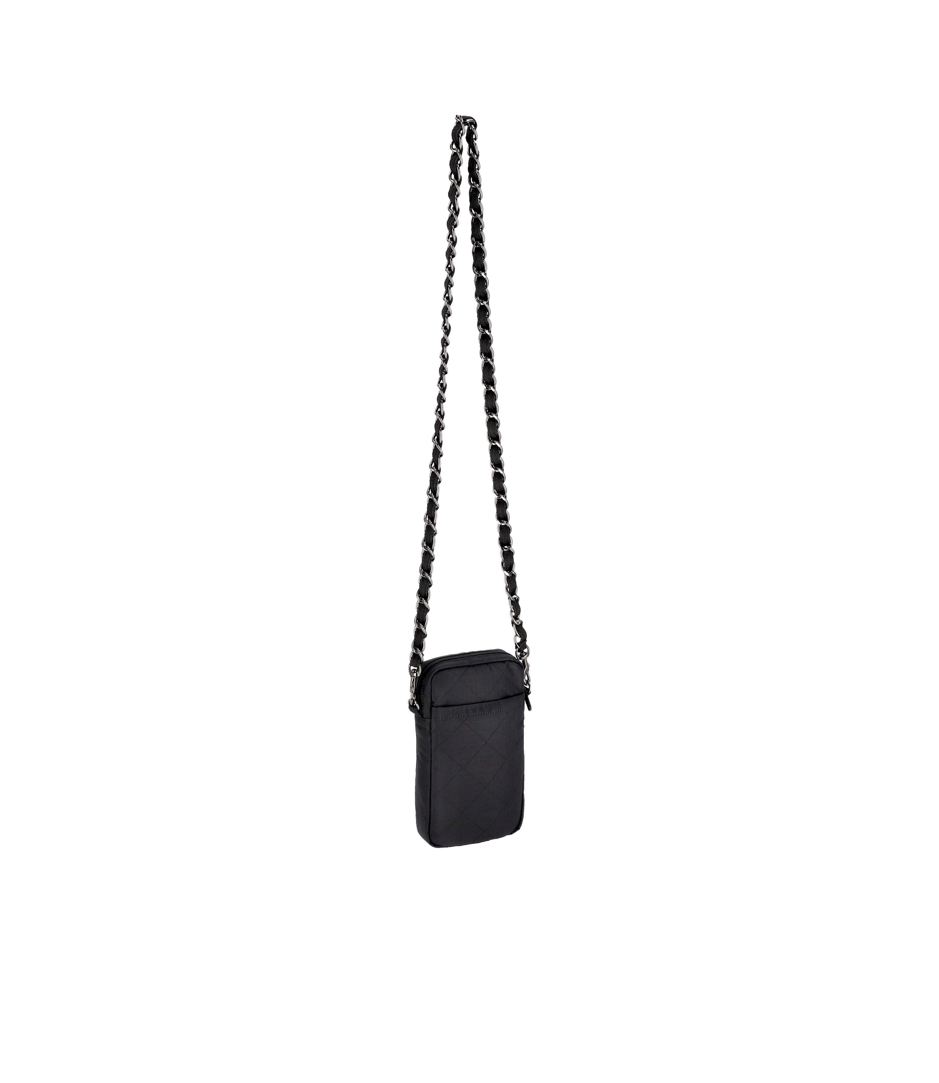 Chain Mini Phone Crossbody - Onyx Chain Quilt – LeSportsac
