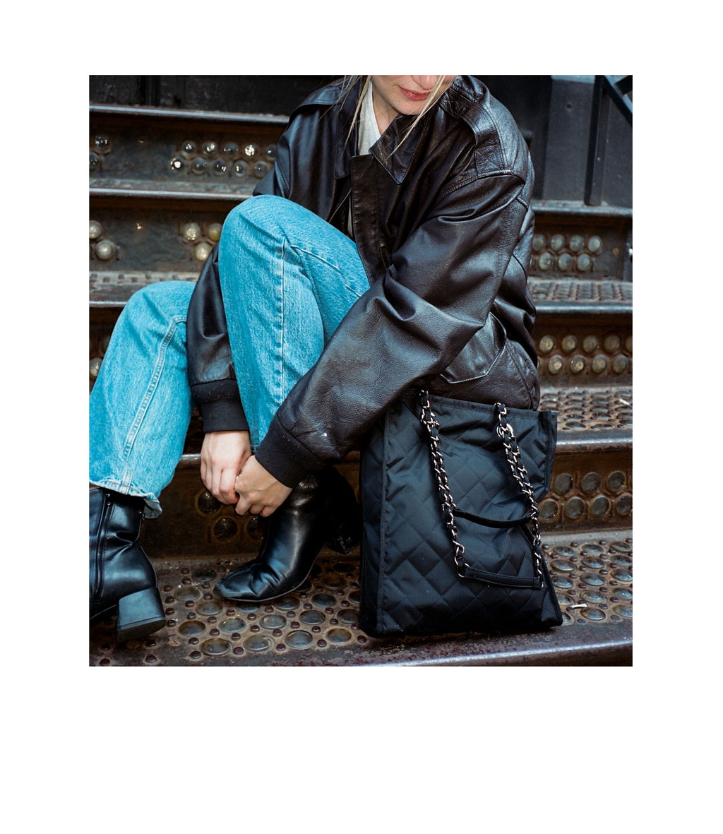Chain North/South Tote - 28631019618352