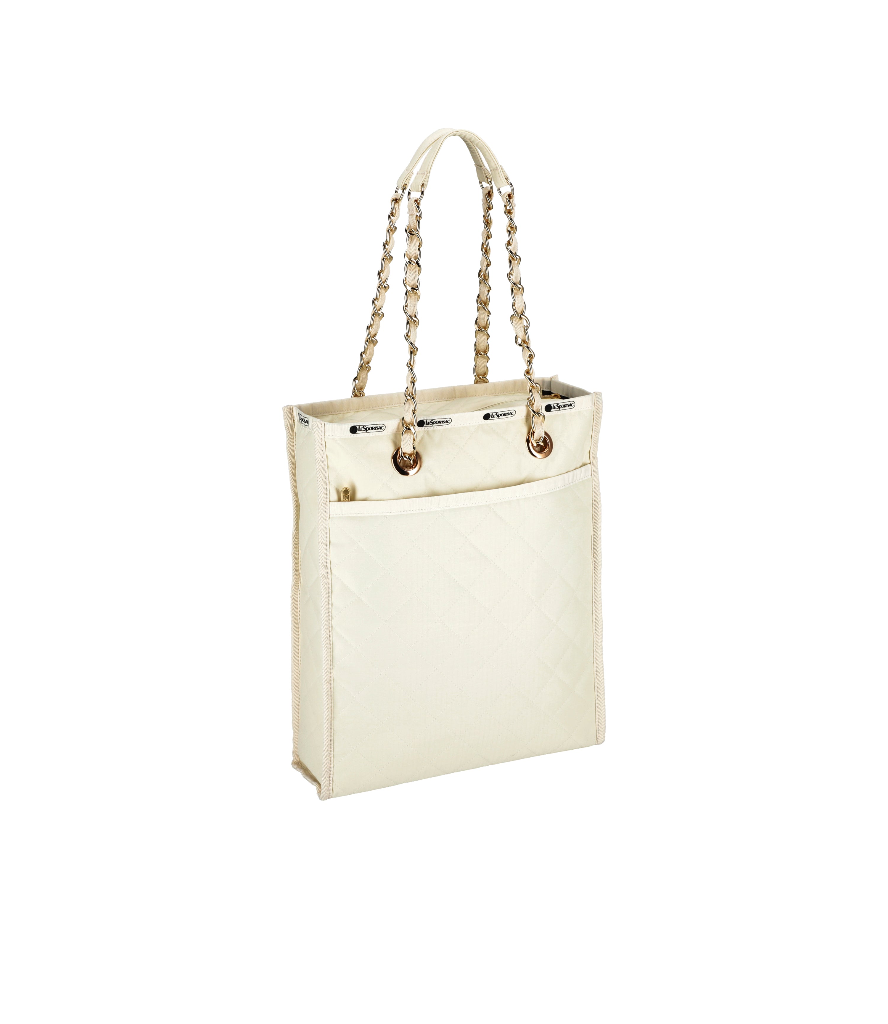 Chain North/South Tote - Sandbar Chain Quilt – LeSportsac