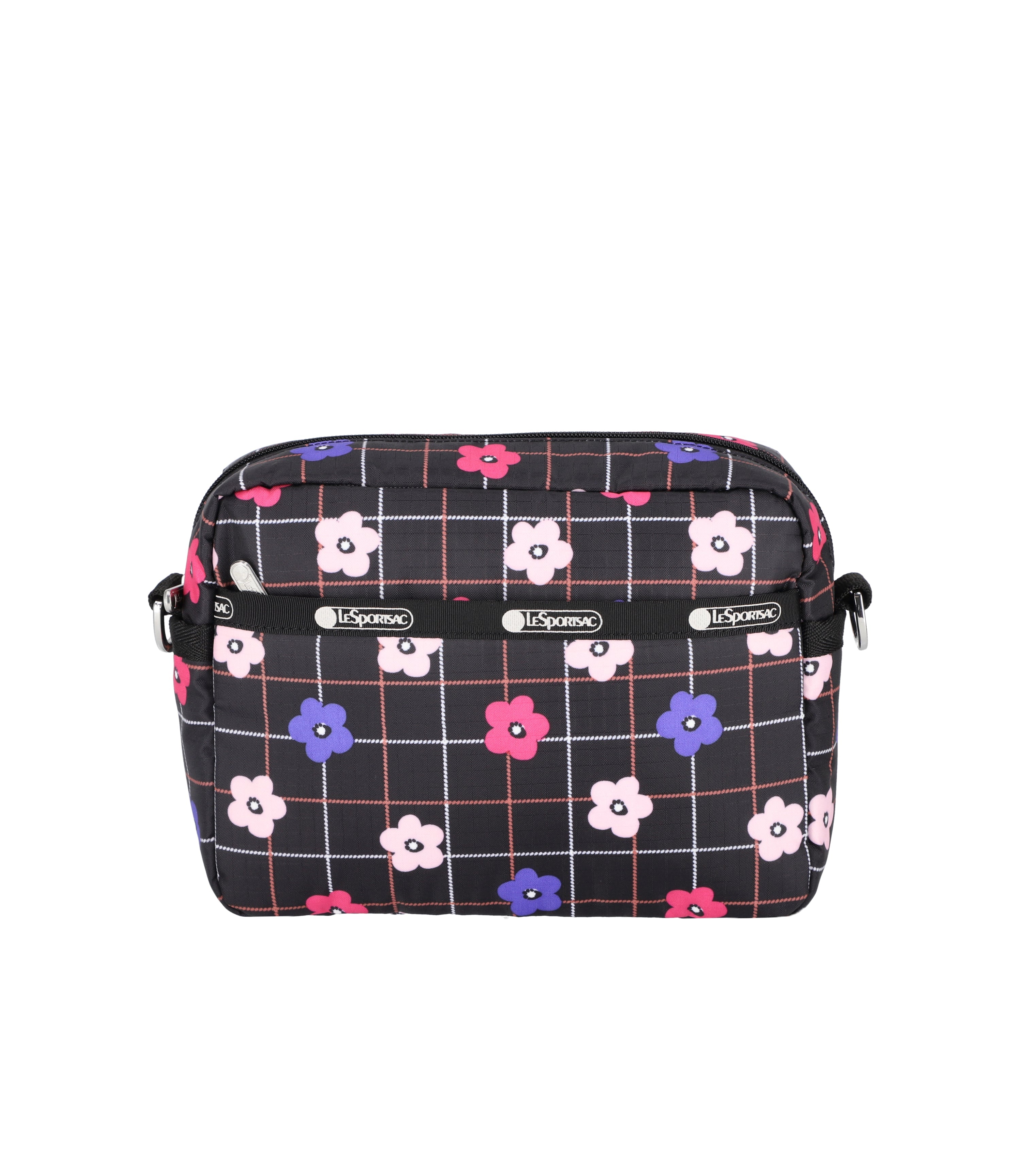 Deluxe Crossbody - Floral Plaid print – LeSportsac