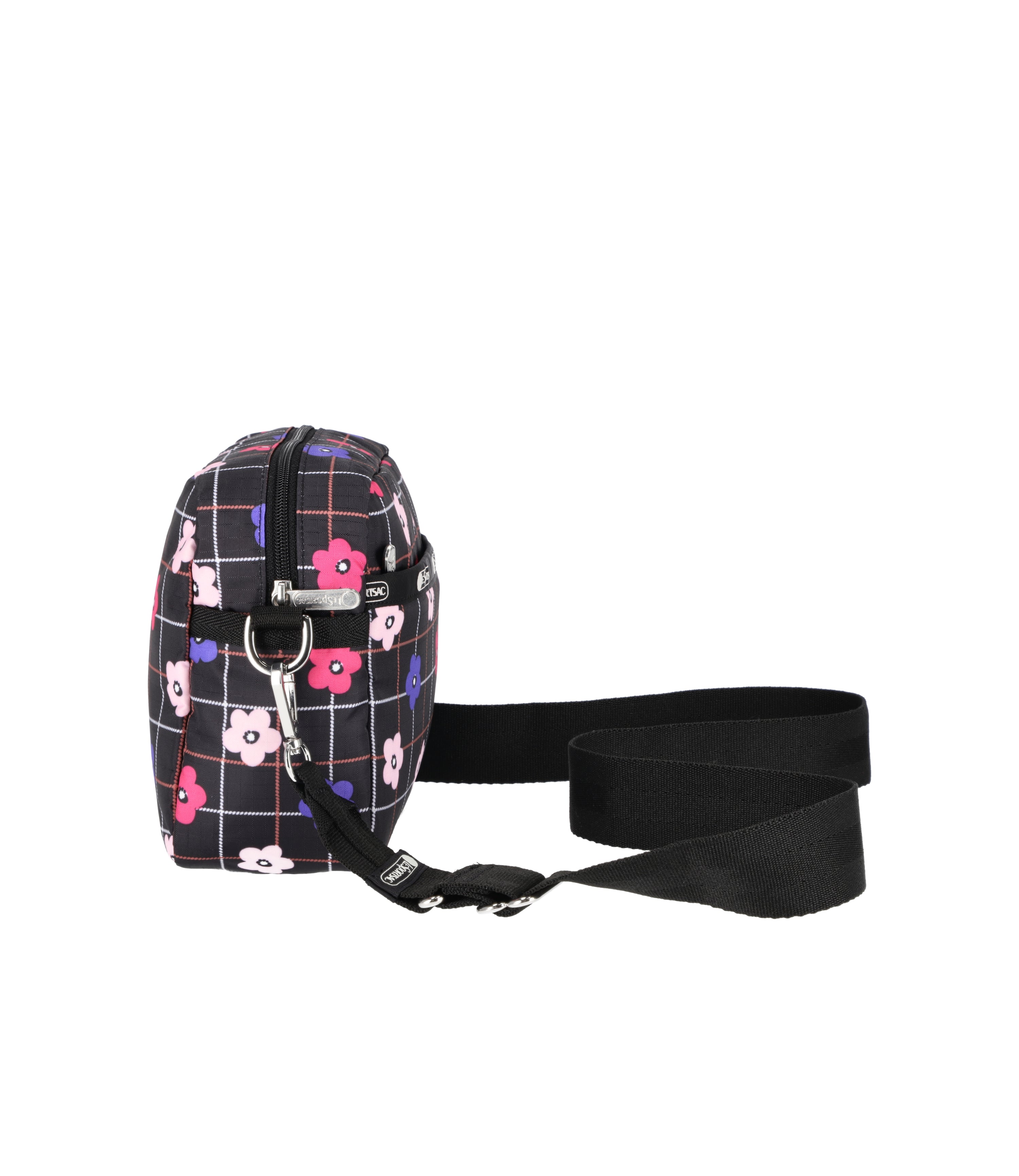 Deluxe Crossbody - Floral Plaid print – LeSportsac