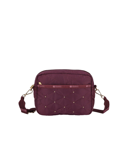 ★LeSportsac★ Black Sherpa Rope Crossbody 1334C495 1334C495 Solid Black Deluxe Crossbody Bag | LeSportsac