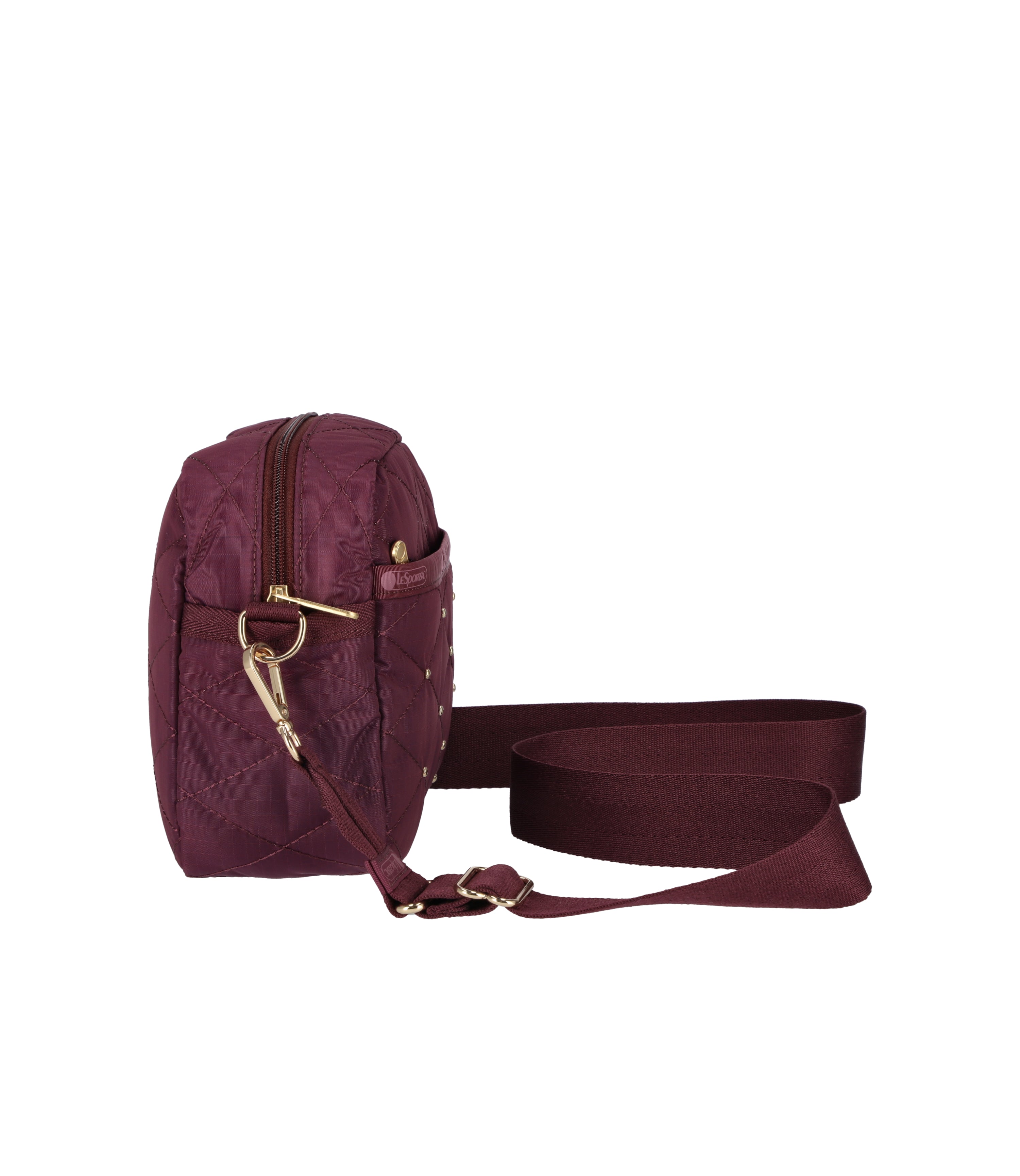 Deluxe Crossbody - Wine Quilt Studs – LeSportsac