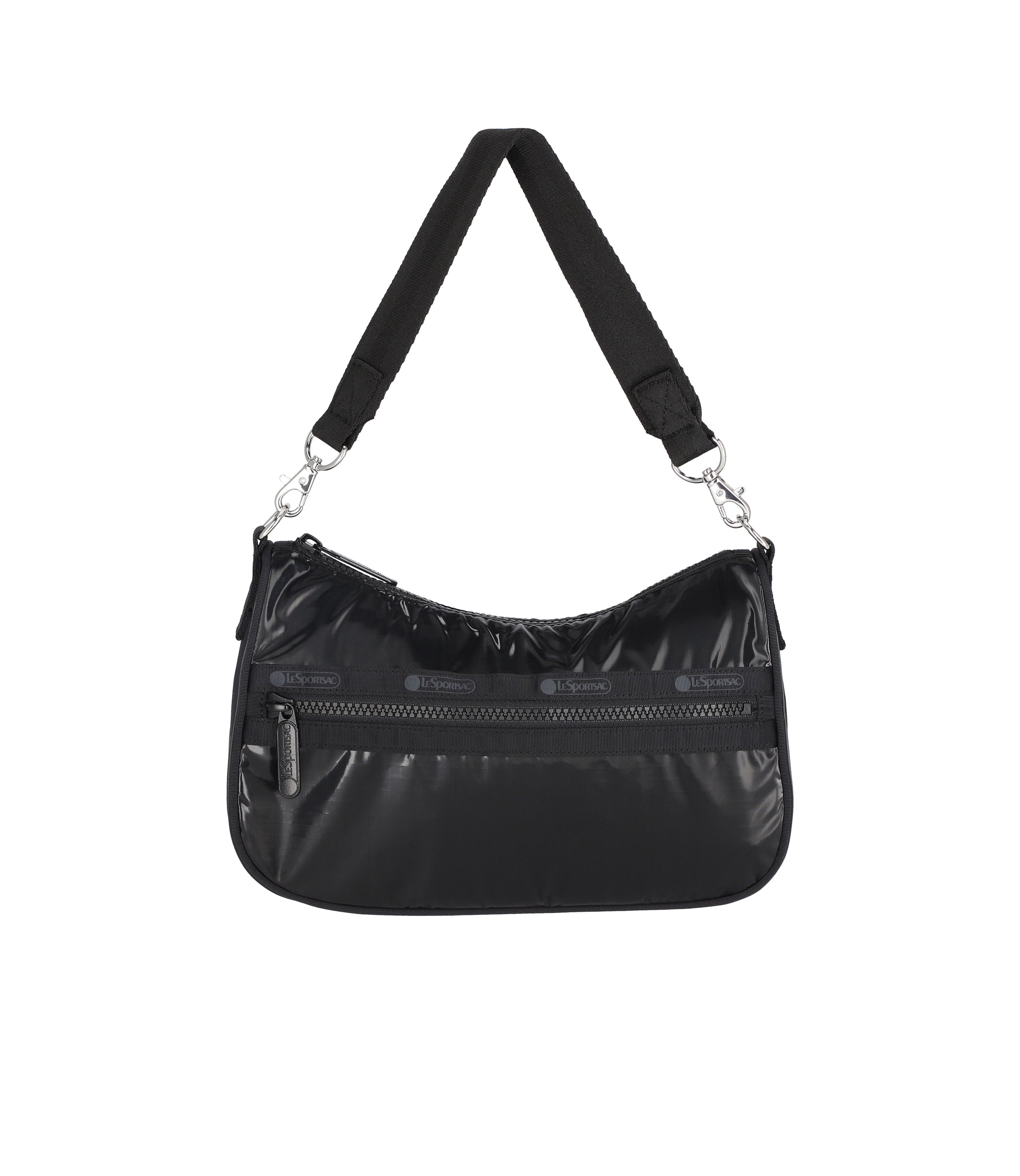 ■LeSportsac■SM CONV SHOULDER Small Convertible Shoulder Bag - Black solid – LeSportsac