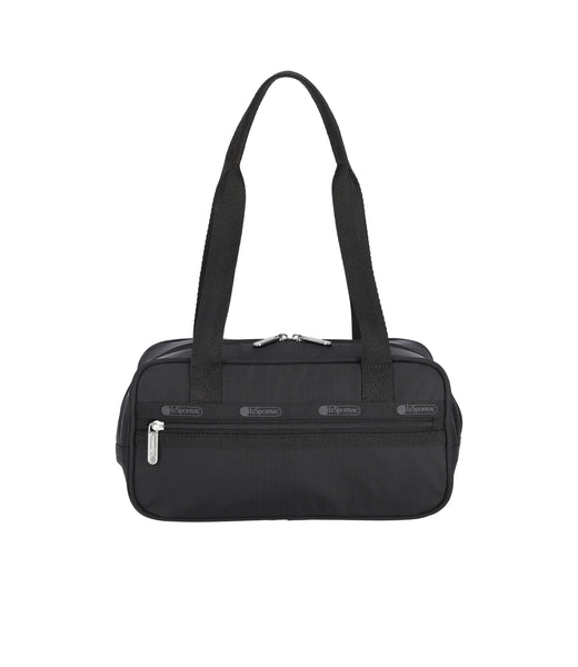 East/West Handbag - Black solid – LeSportsac