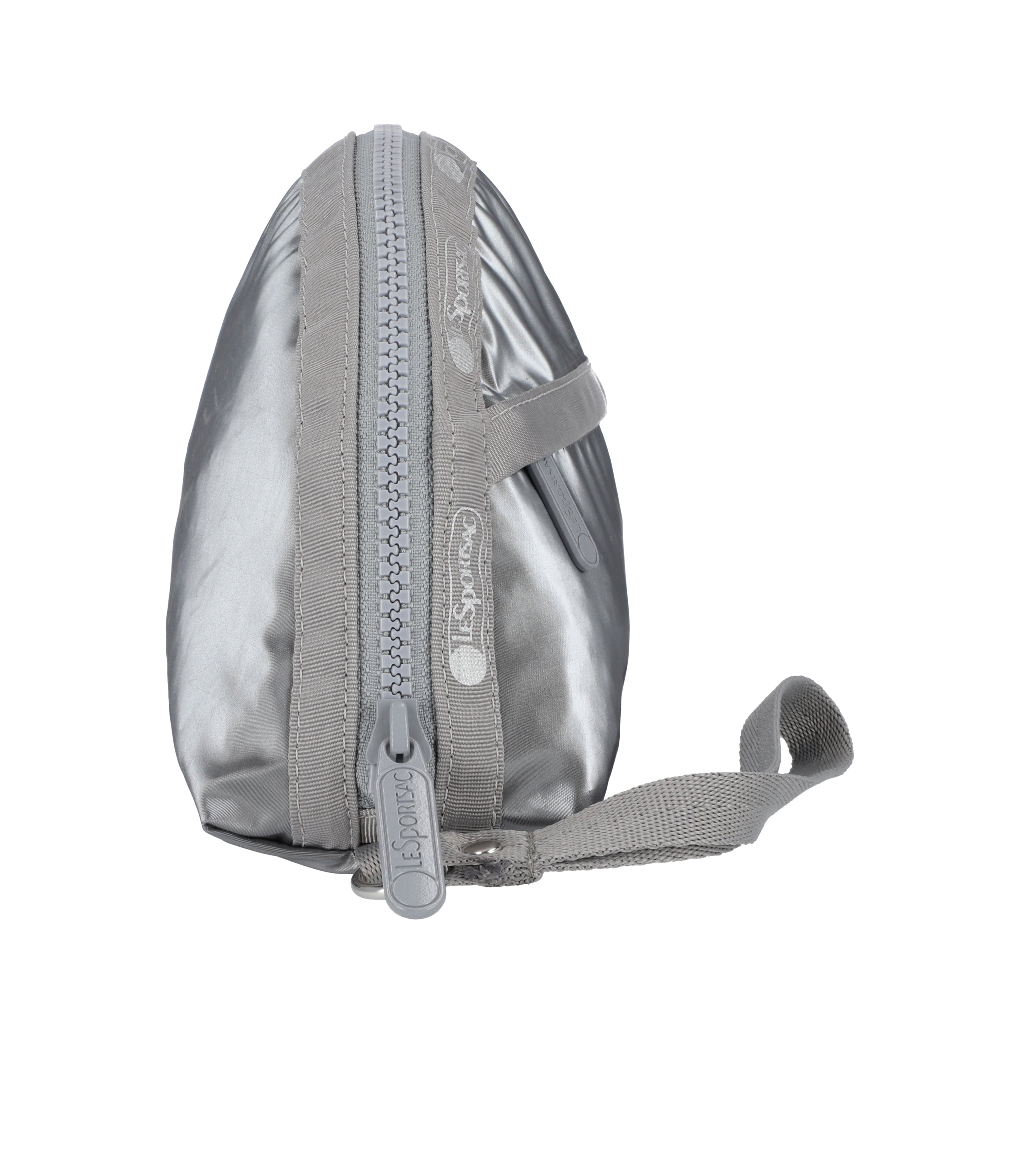 2-Zip Wristlet - Gunmetal Gray Shine – LeSportsac