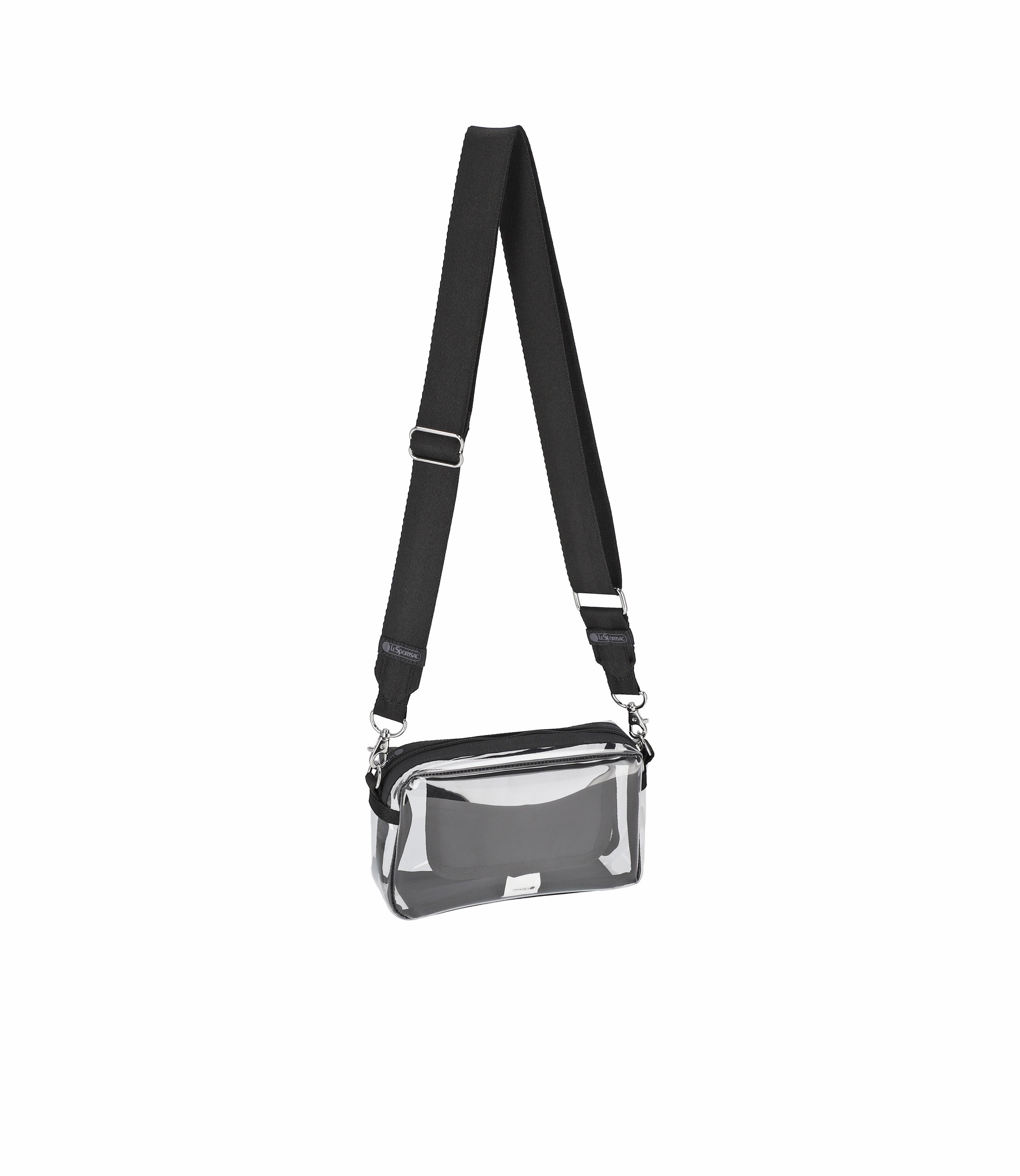 ■LeSportsac■CLEAR PHONE CROSSBDY Clear East/West Phone Crossbody - Clear Onyx – LeSportsac