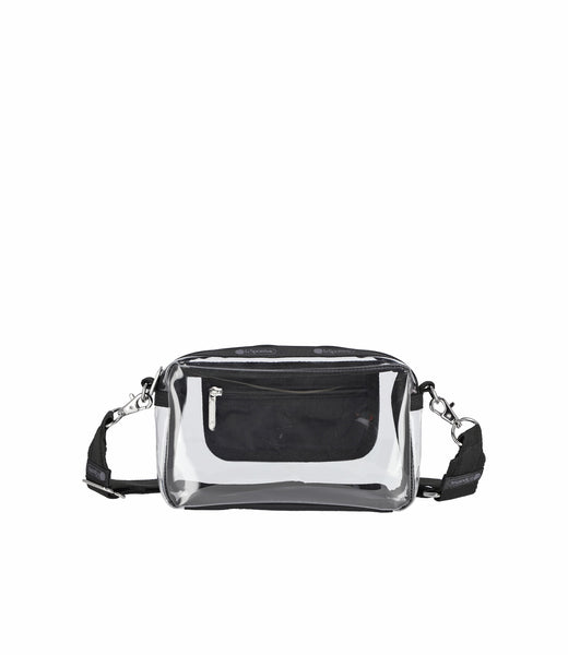 希少 黒入荷！ - Crossbody Phone East/West Clear Clear LeSportsac – Onyx 旅行かばん・小分けバッグ