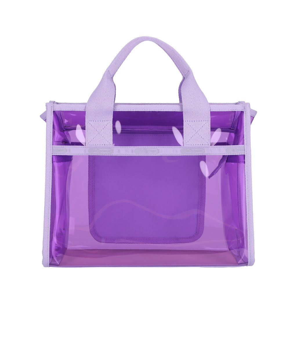 Clear Medium Top Handle Tote - 27911353008176
