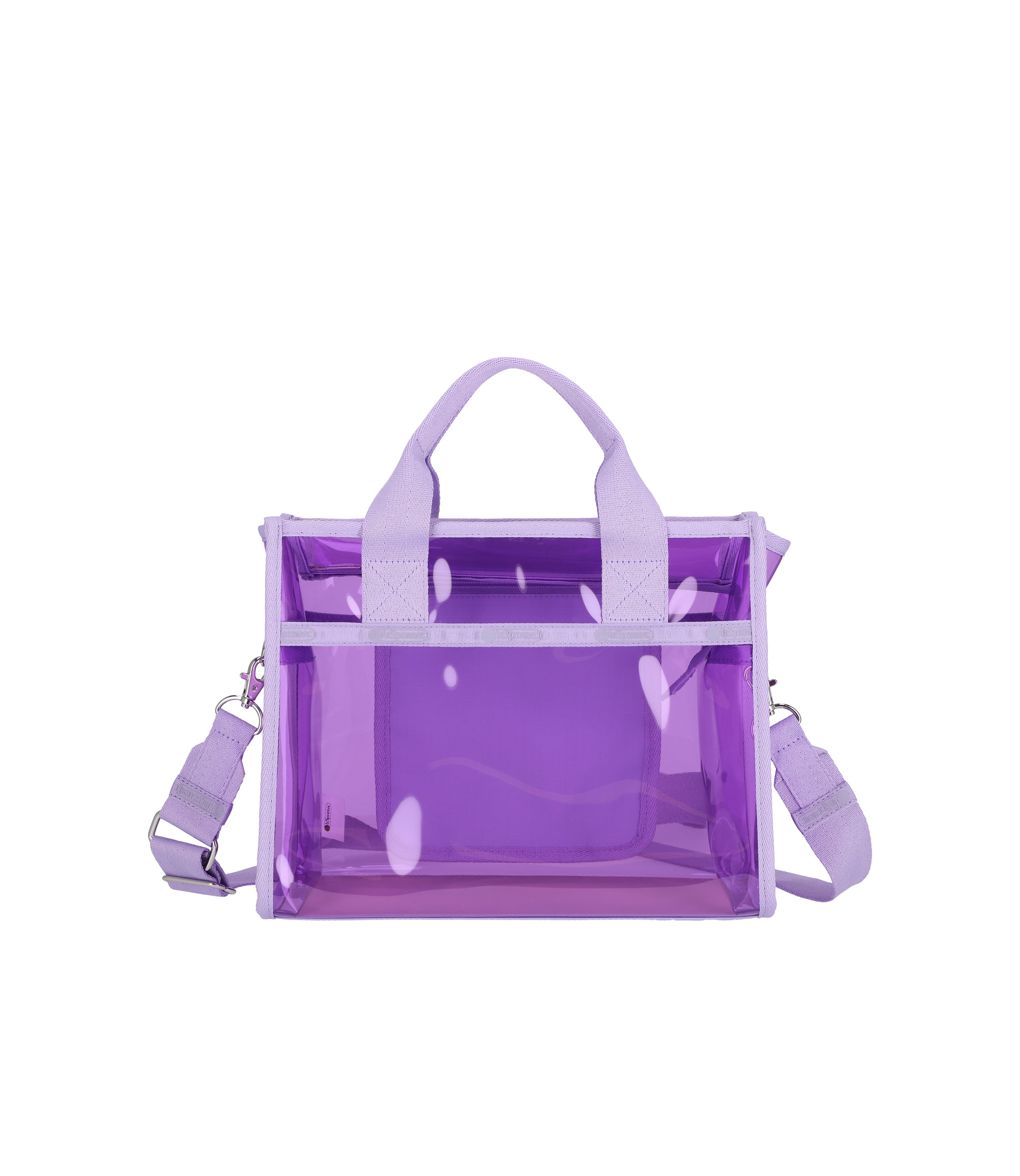 ■LeSportsac■CLEAR MEDIUM TH TOTE Clear Medium Top Handle Tote - Clear Onyx – LeSportsac