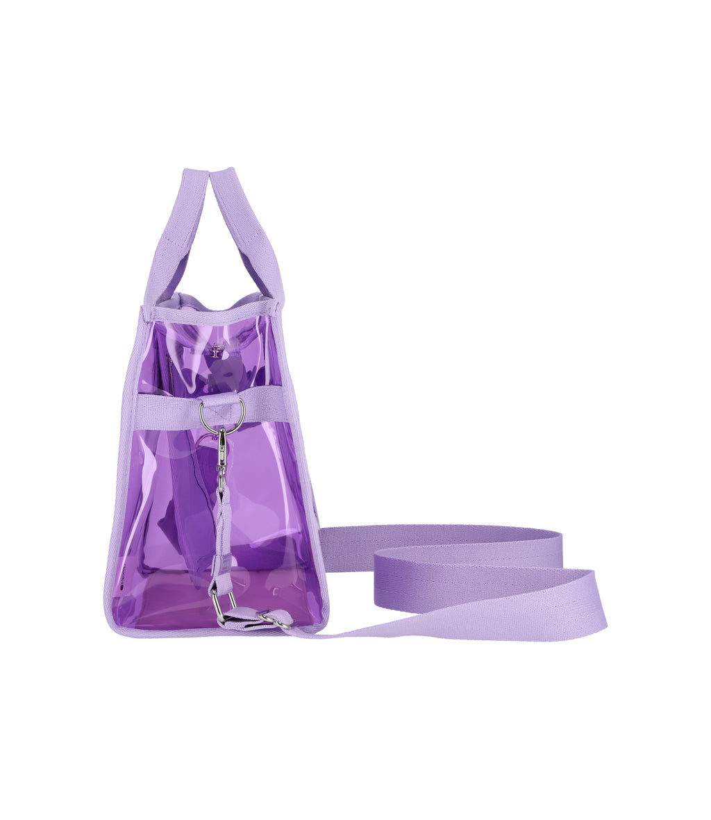 Clear Medium Top Handle Tote - 27911352713264