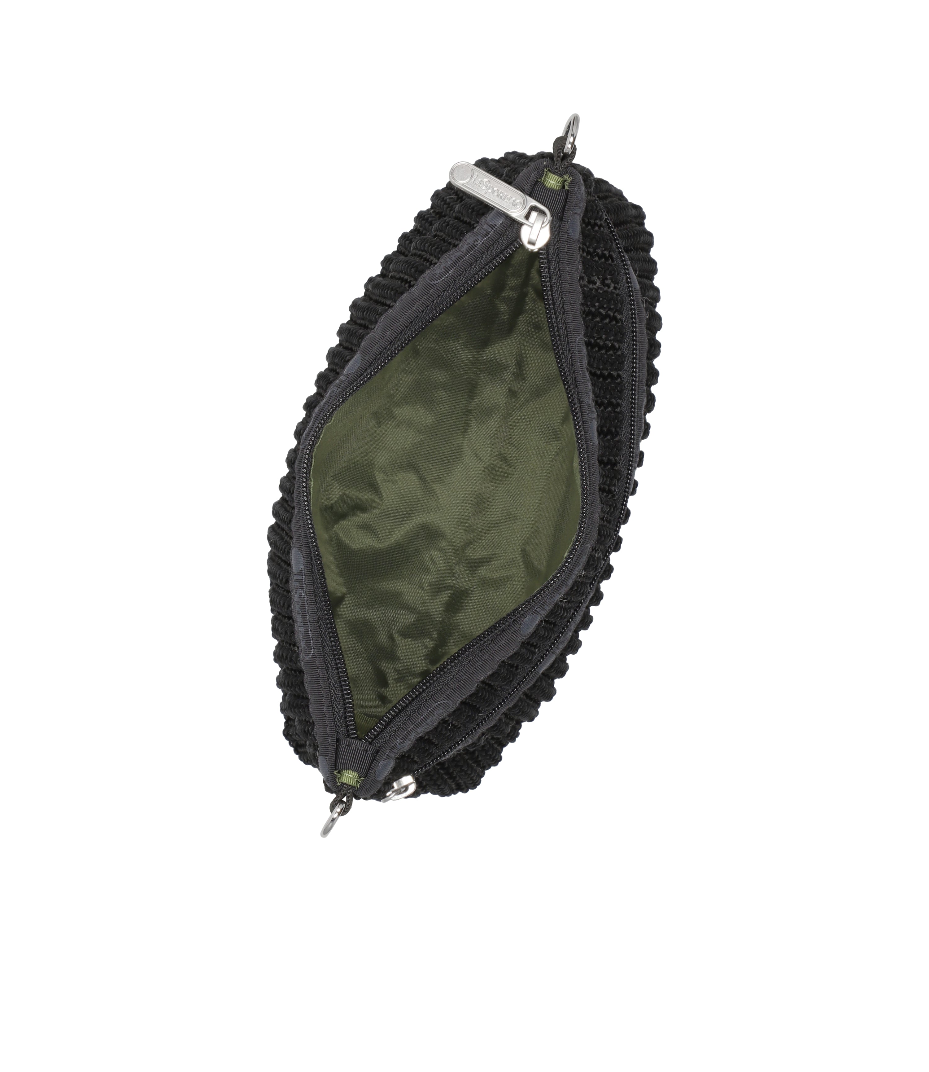 Chain Crochet Clutch - Black Crochet – LeSportsac